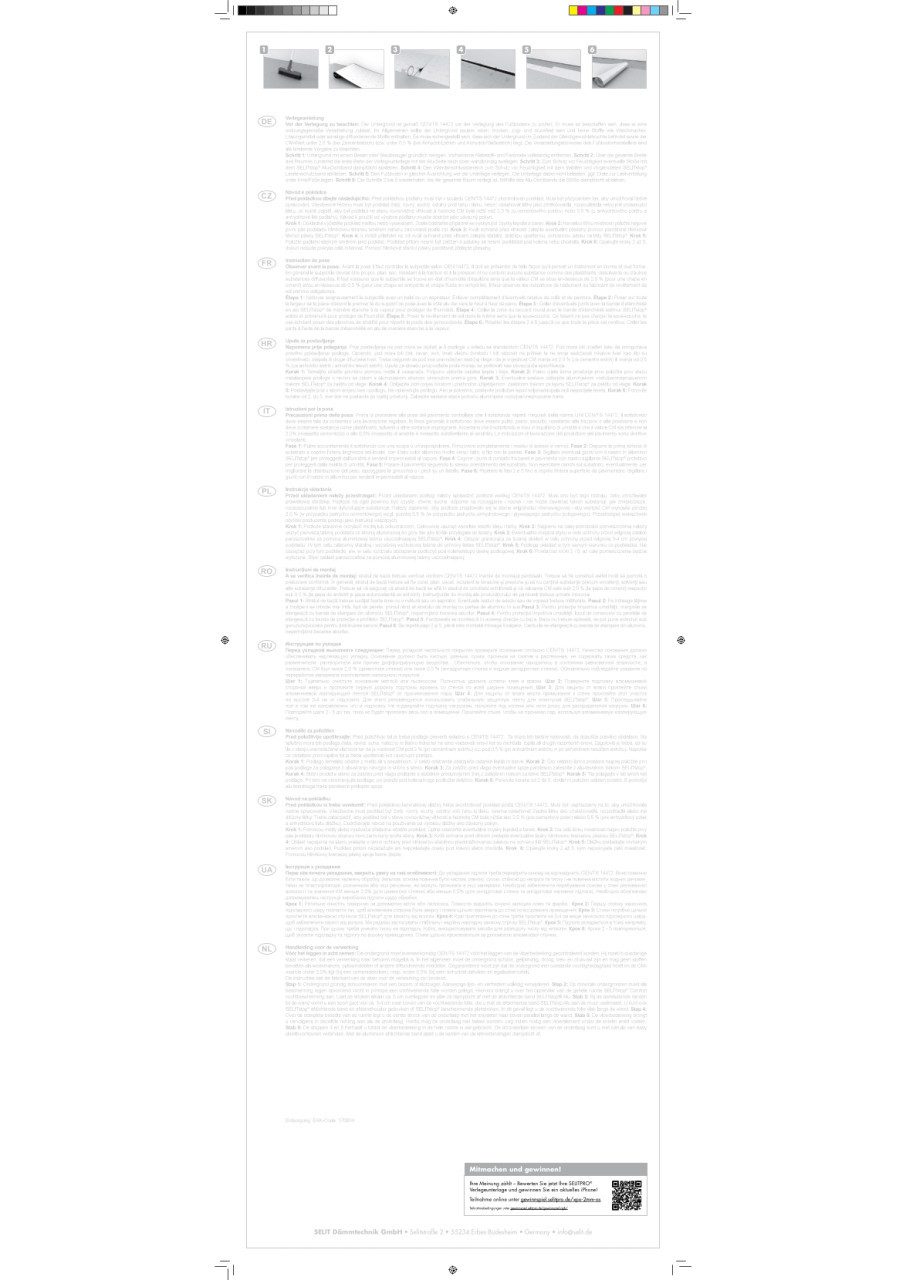 Selit Dämmunterlage Selit Trittschalldämmung für Parkett und Laminat