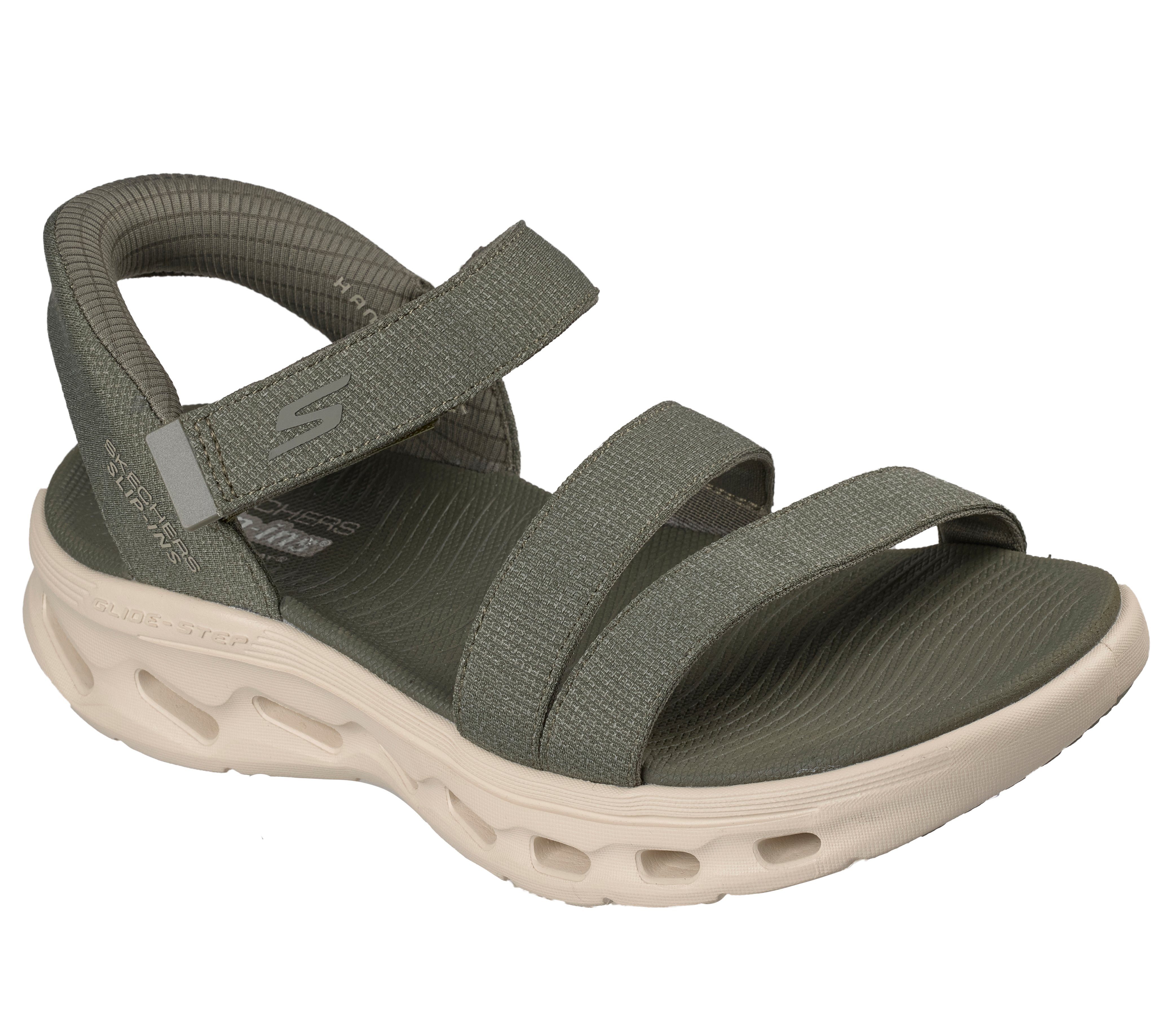 Skechers GO WALK GLIDE-STEP 2.0 SANDAL-ELLA Sandale Sommerschuh, Urlaubsschuh, Sandalette mit sportiver Sohle