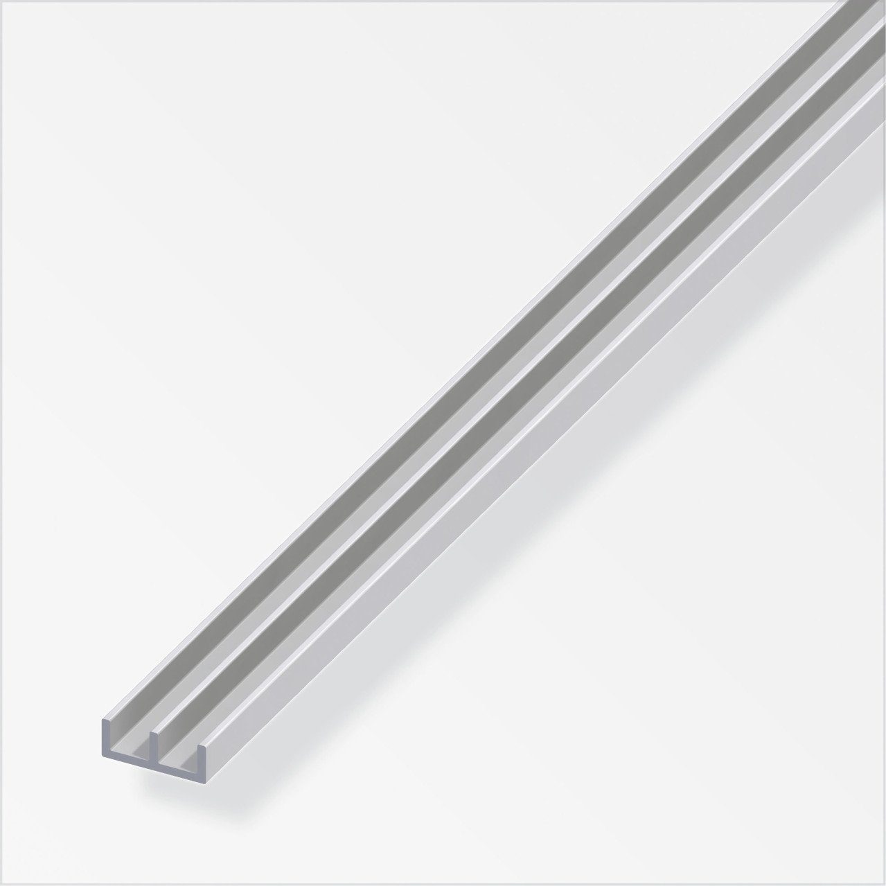 alfer Profil alfer Führungsschienen-Profil, unten 1 m, 6 x 6 x