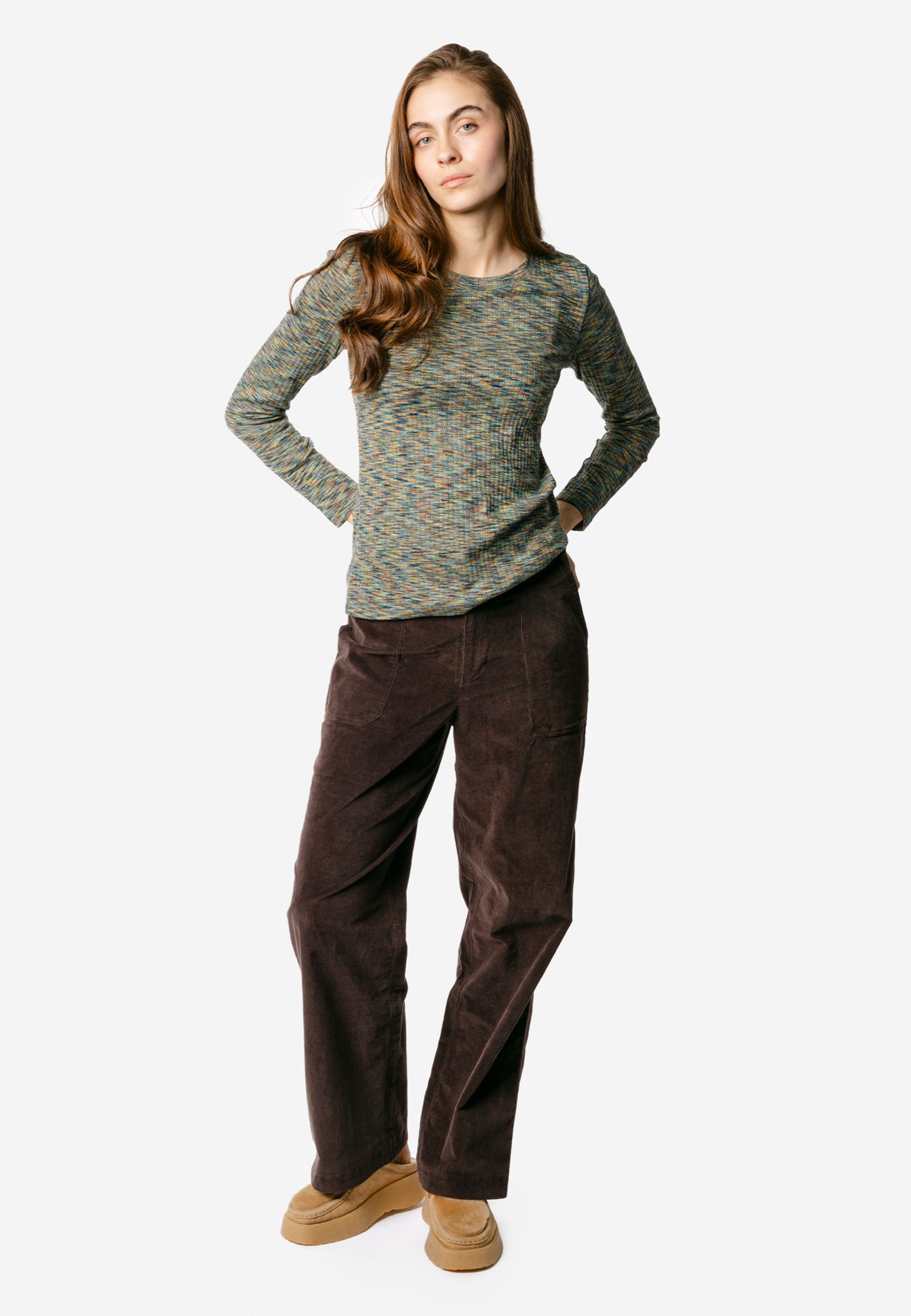 LIVING CRAFTS Langarmshirt PRISCA GOTS zertifiziert