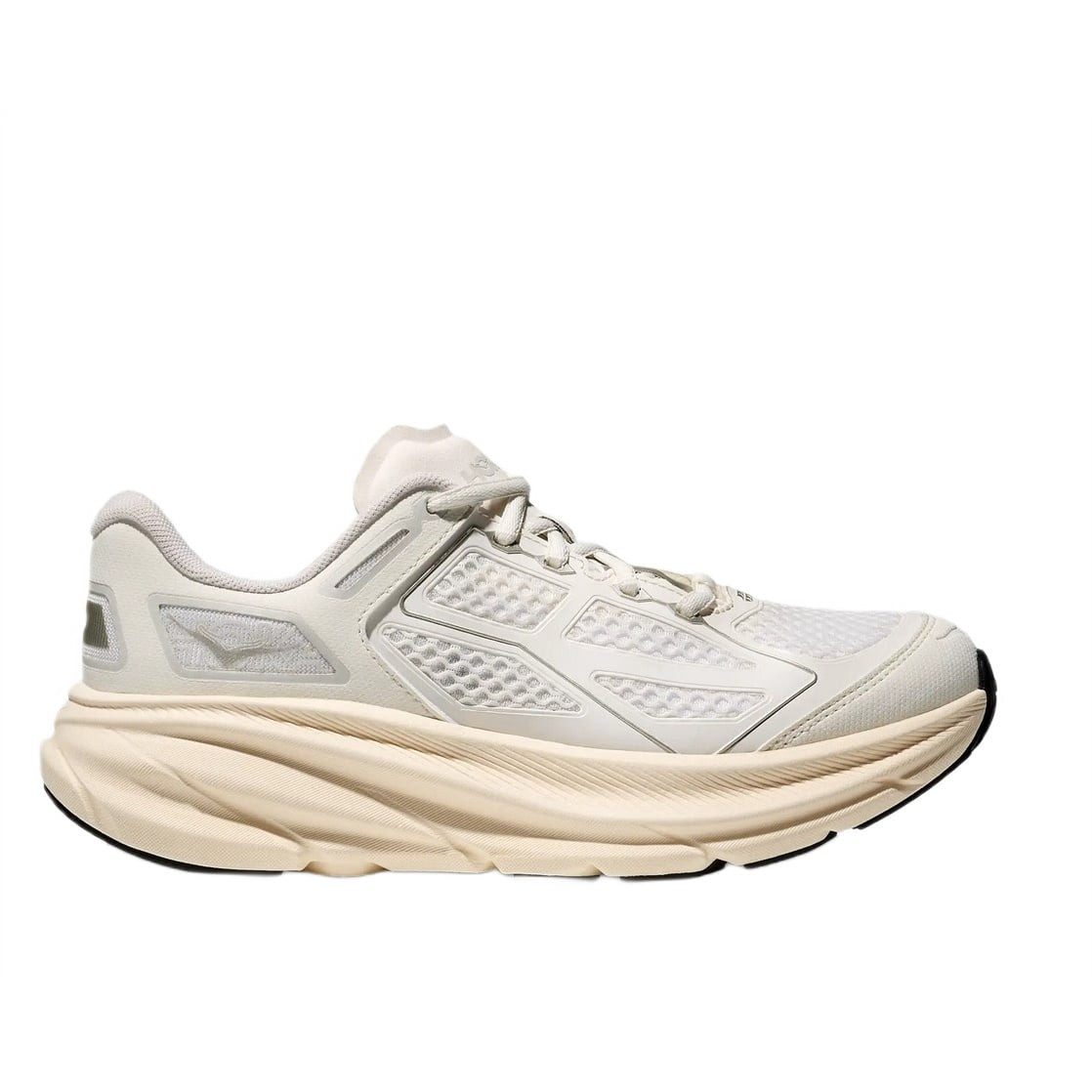 Hoka One One Clifton One9 creamweiss/hellgrau Damen Laufschuh