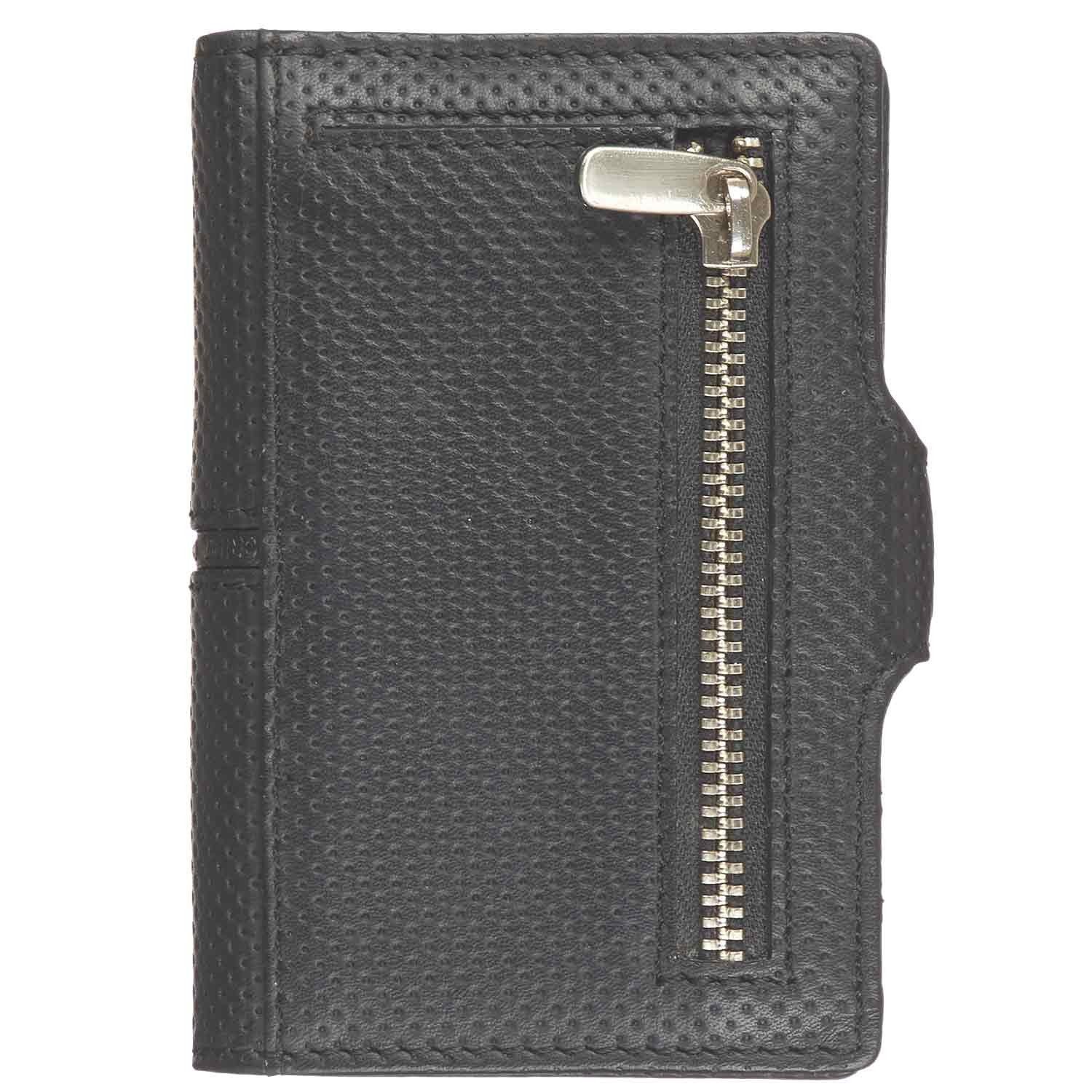 CRIPT Geldbörse Cript RFID Kreditkartenetui - Perforation Black