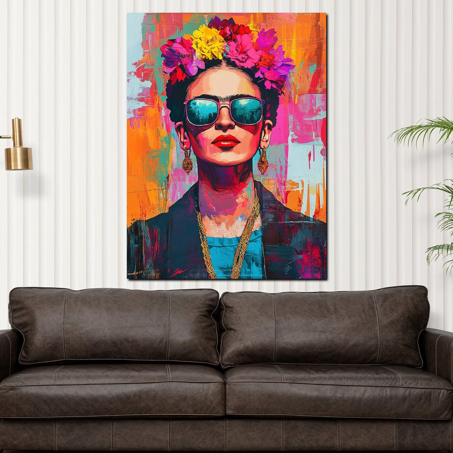 Artedinoi Leinwandbild Frida Portrait Pop Art günstig online kaufen