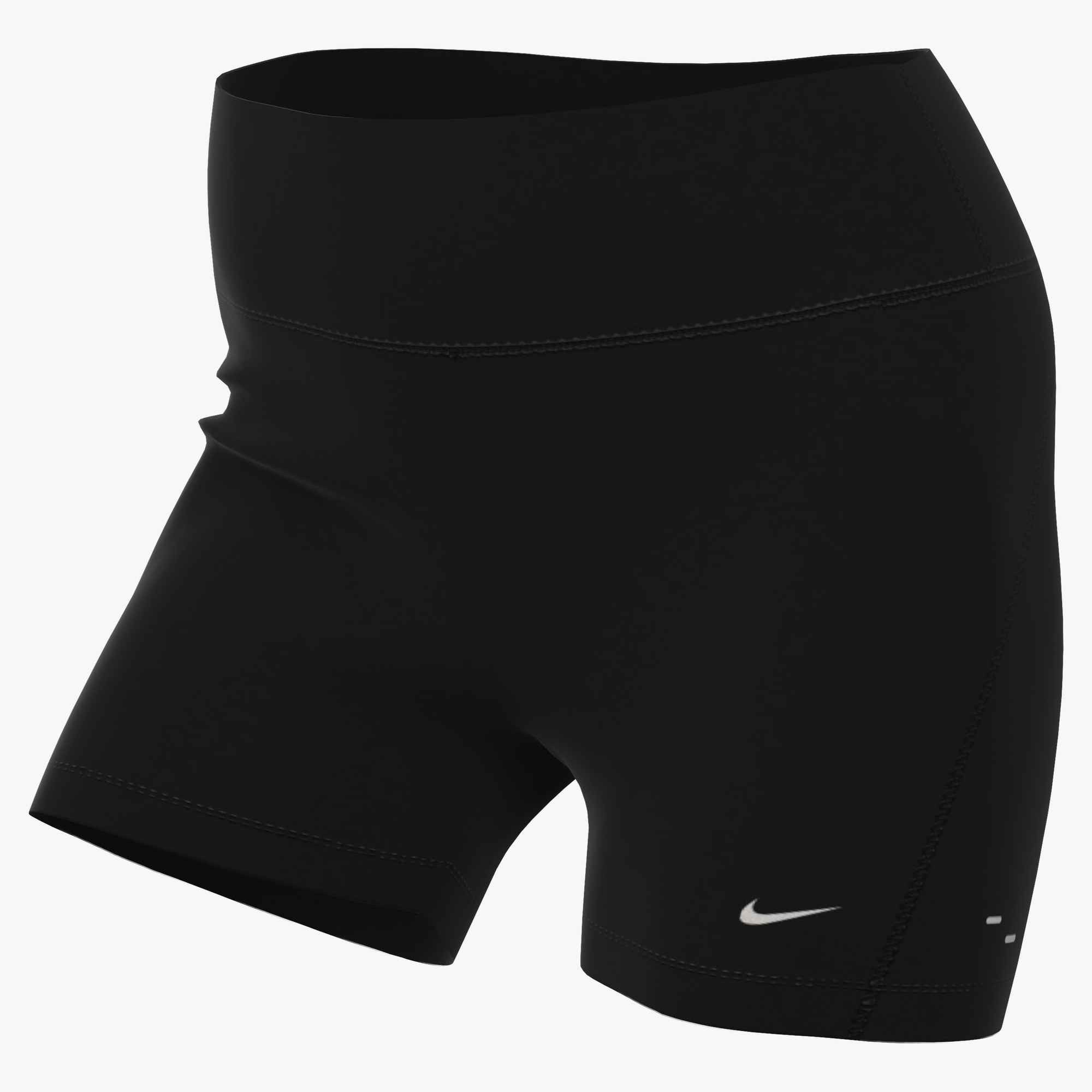 Nike Laufshorts W NK TEMPO DF HR TGT SHRT ohne Verschluss, schnelltrocknendes Material, mit Stretch-Anteil