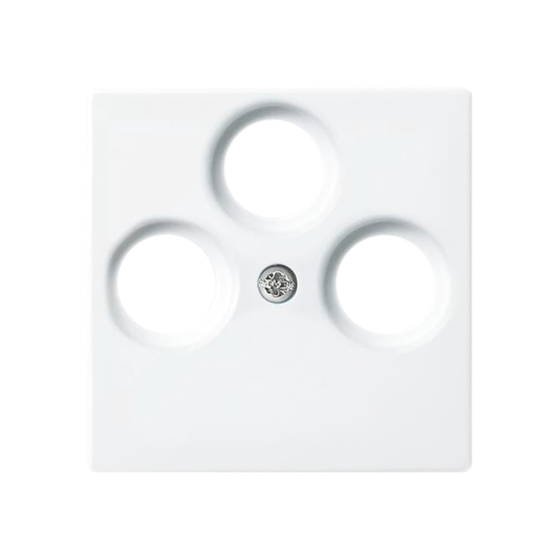 Busch-Jaeger Steckdosenblende BUSCH-JAEGER Antennenabdeckung 3-Loch 1743-03-914, balance SI