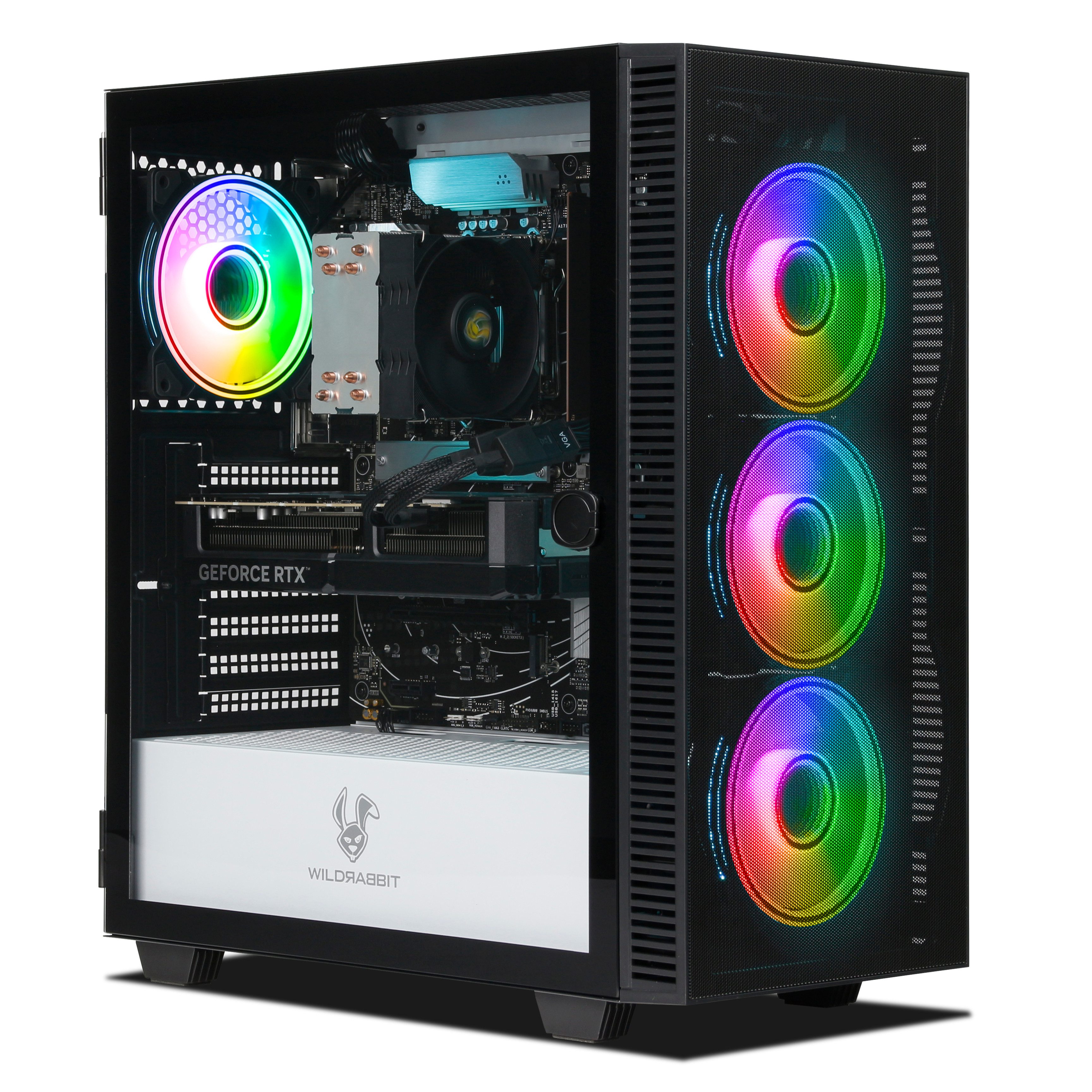 ANKERMANN-PC Wildrabbit X ASUS Aero Gaming-PC (AMD Ryzen 7 9800X3D, GeForce RTX 5070, 32 GB RAM, 1000 GB SSD, Luftkühlung)