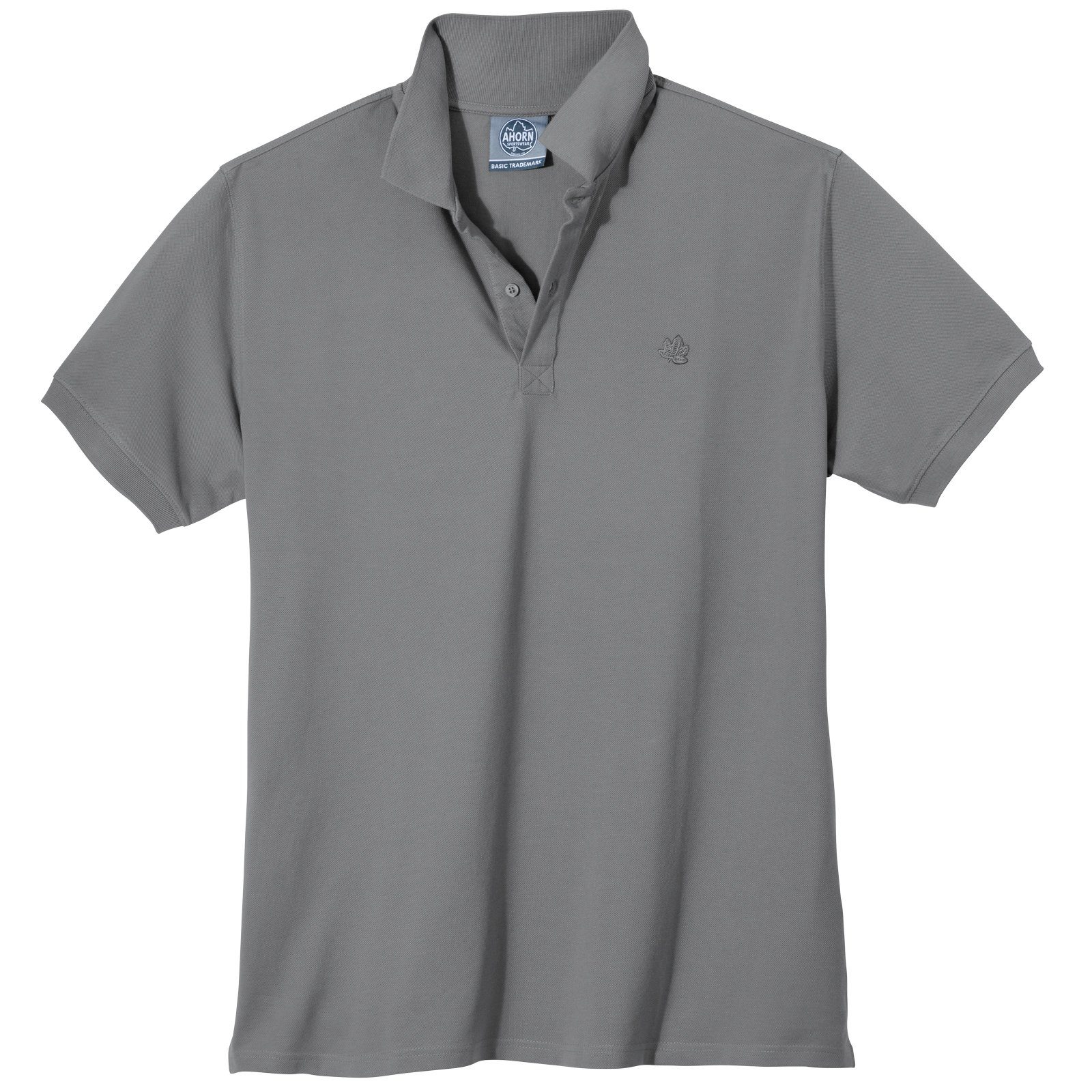 AHORN SPORTSWEAR Poloshirt Ahorn Sportswear Basic Poloshirt stahlgrau XXL