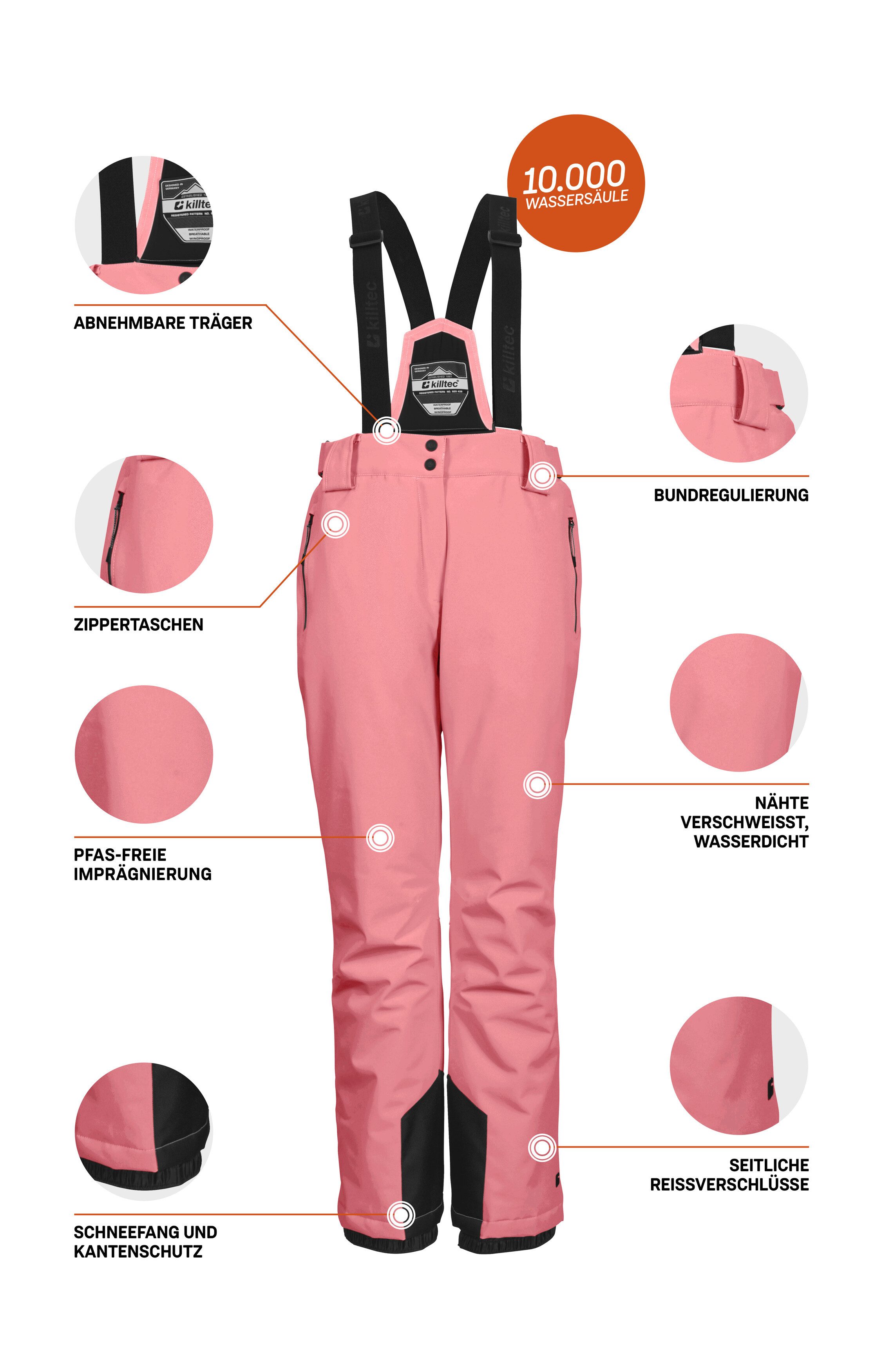 Killtec Skihose KSW 249 WMN SKI PNTS Wind- und wasserdicht, verstellbar, Teflon EcoElite™-Imprägnierung – Bild 5 von 5