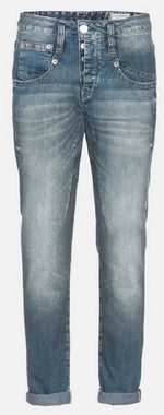 Herrlicher 5-Pocket-Jeans Shyra Cropped aus Bio-Baumwolle mit hohem Bund