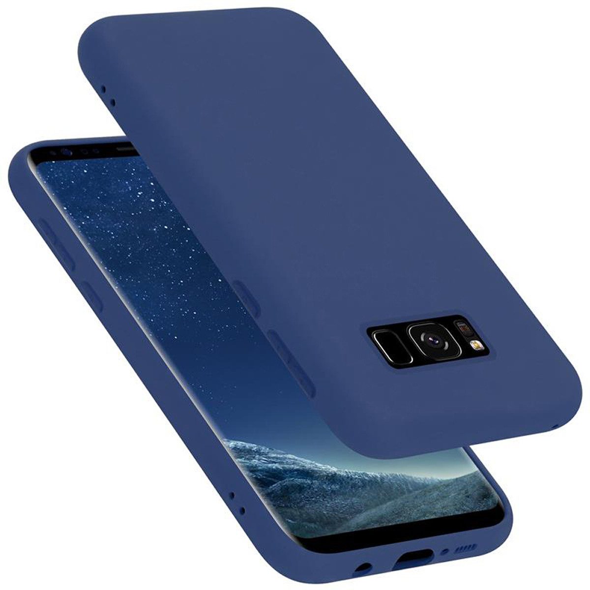 Cadorabo Handyhülle für Samsung Galaxy S8 PLUS Hülle Samsung Galaxy S8 PLUS, Flexible Hülle TPU Silikon Schutzhülle Back Cover Case