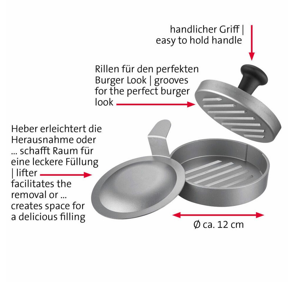 Thumbnail - WESTMARK Hamburger Maker mit Heber »Uno Plus«