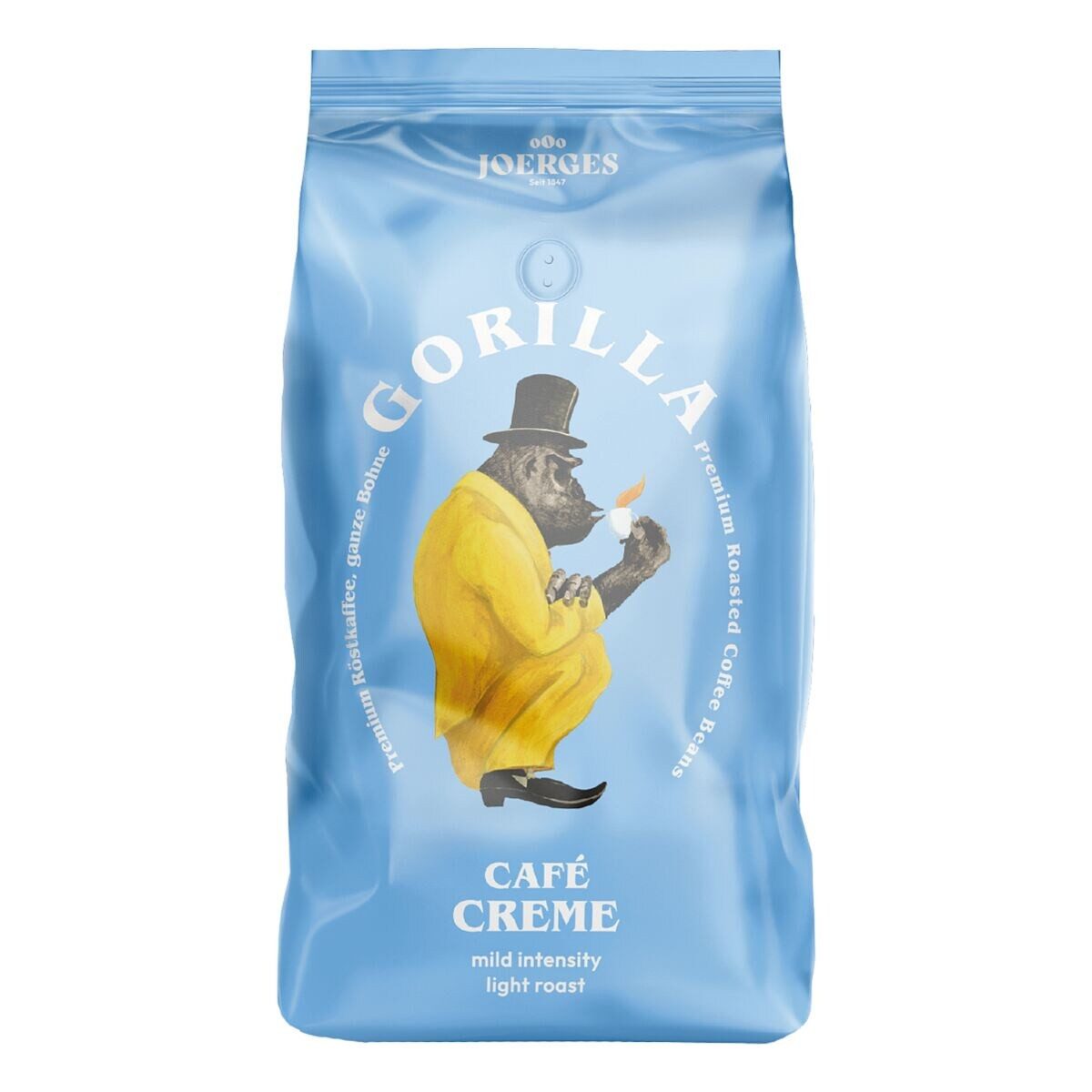Gorilla Kaffee Café Creme, 1 kg, ganze Bohnen