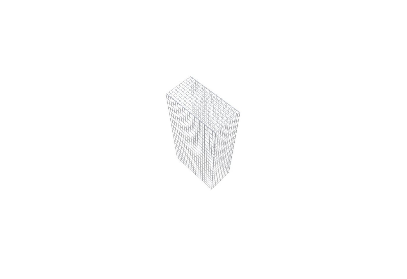 Thumbnail - Gabiona Gabionenzaun Anbaugabione Typ 4 200 cm x 100 cm x 50 cm (L x H x T), Maschenweite, (Anbaugabione Typ 4 200 cm x ...