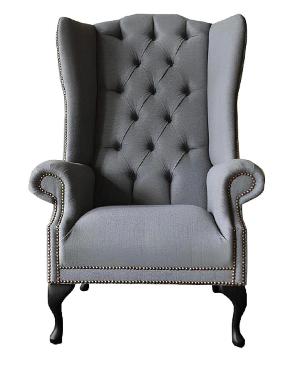 Ohrensessel Stuhl Lounge Design TV Sofa Ohrensessel Polster Sitzmöbel Chesterfield