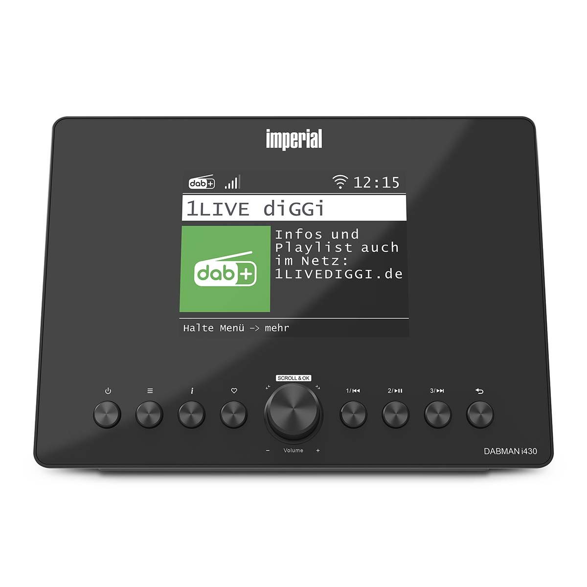 IMPERIAL DABMANI430BK Radio (Internet Radio, Bluetooth, DAB+/FM und Internetradio, Streaming für flexiblen Einsatz)