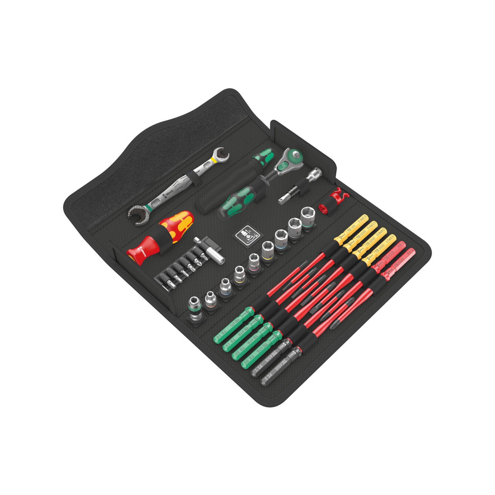 Wera Werkzeugtasche Wera Kraftform Kompakt W 2 Wartung, 35-teilig