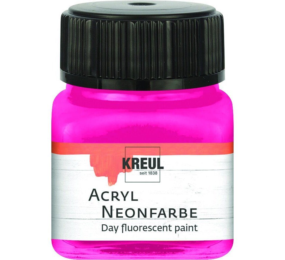 Kreul Acryl-Buntlack Kreul Acryl Neonfarbe neonpink 20 ml