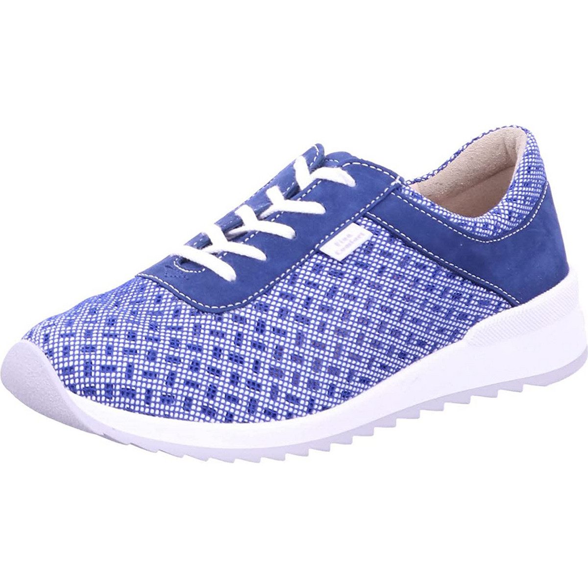 Freizeit Schnürer für Damen in blau Sneaker