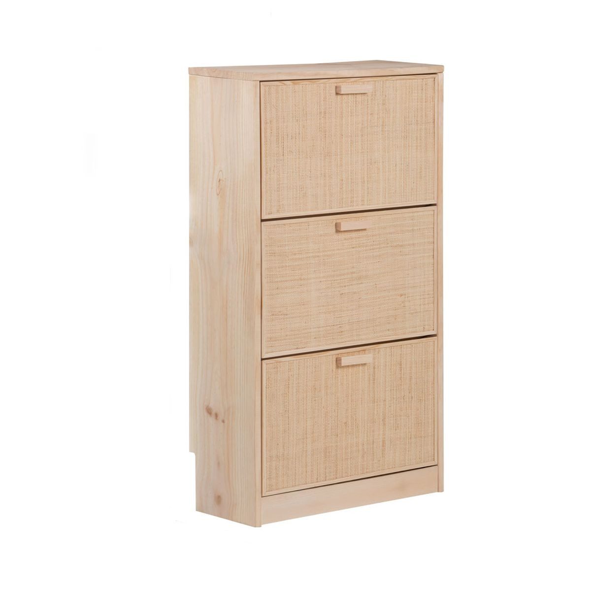 Astigarraga Kit Line Schuhschrank Schuhschrank Schuhregal Schubladenschrank Platz für 18 Schuhpaare, 3 Schubladen