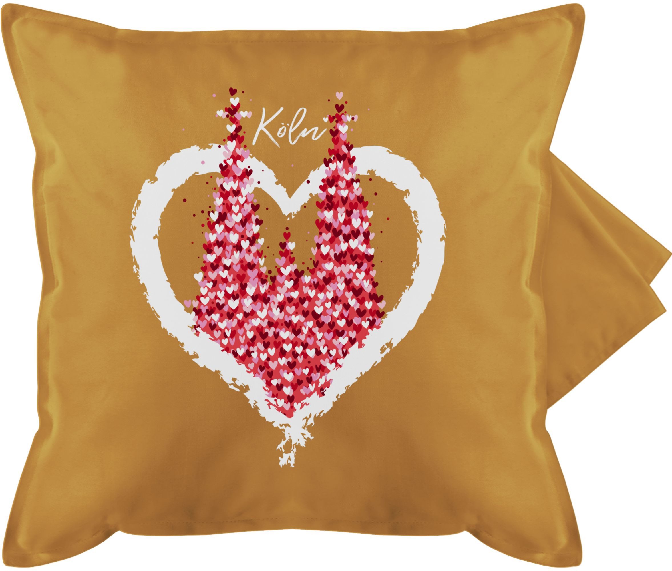 Shirtracer Kissenbezüge Kölner Dom Köln Rot Weiss Karneval I Kölle I Fastnacht I Fasnacht I Fa, (1 Stück), Karneval & Fasching - Kissen