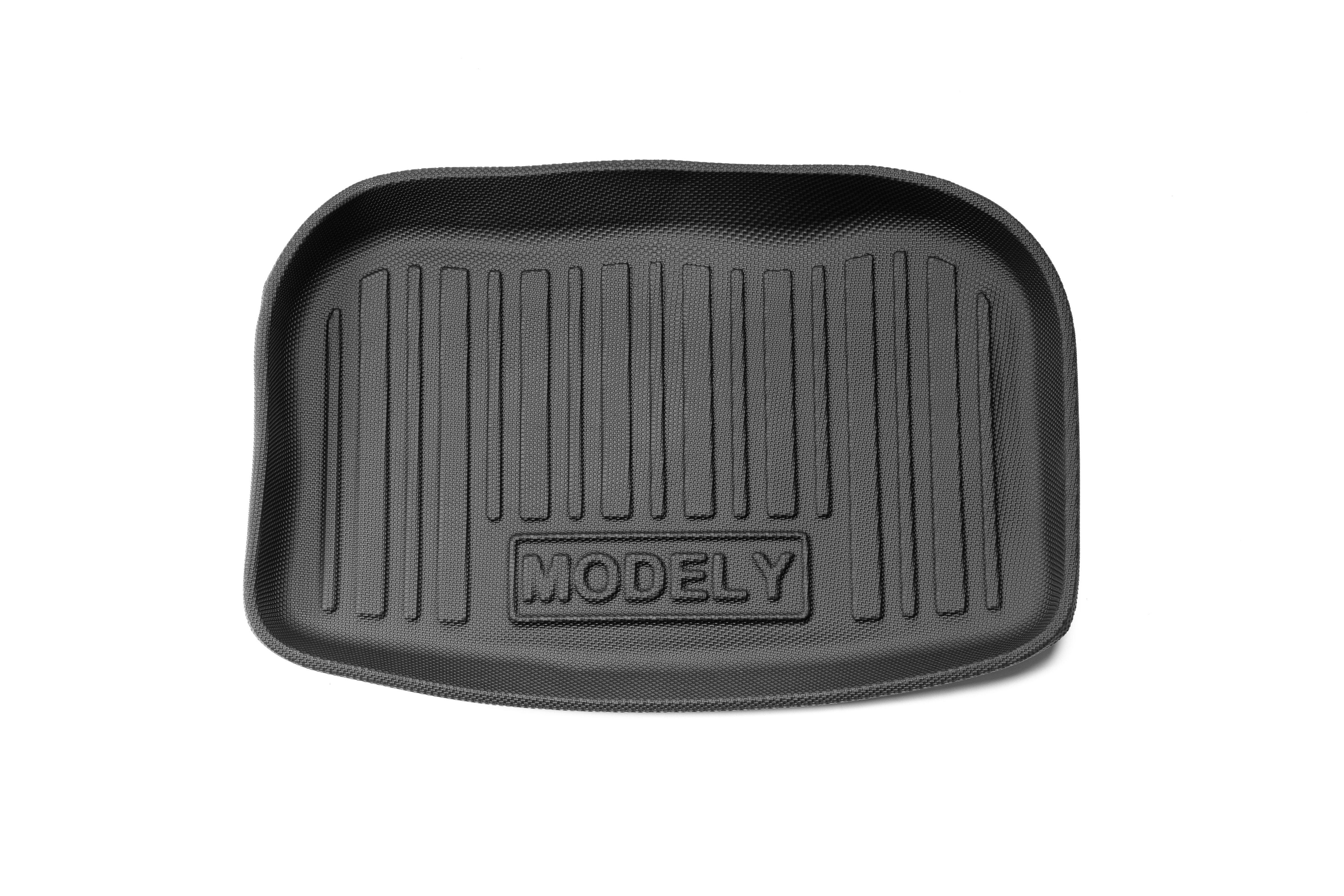 Shop4EV Auto-Fußmatte Gummimatte Kabelfach für das Tesla Model Y, für Tesla