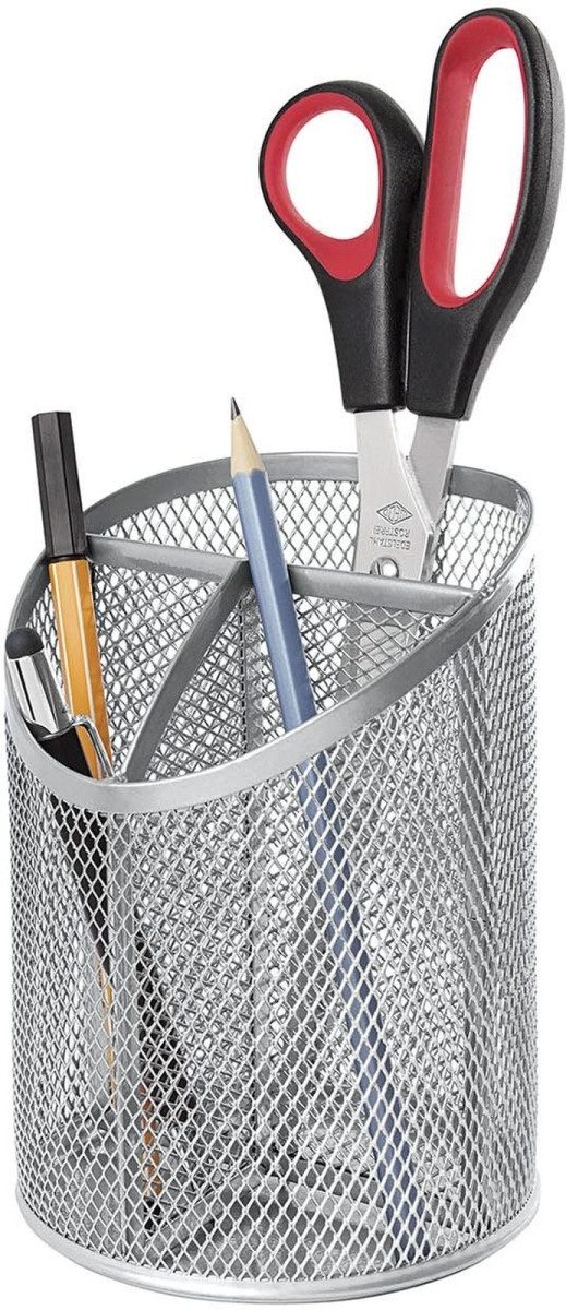 WEDO Tischaufsatz Schreibtischbutler Office rund silber