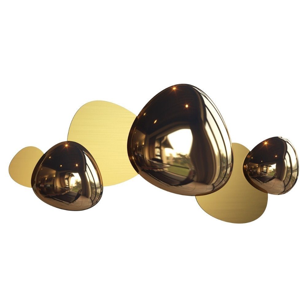 Maytoni LED Wandleuchte LED Wandleuchte Jack-Stone in Gold 13W 550lm 790mm, keine Angabe, Leuchtmittel enthalten: Ja, fest verbaut, LED, warmweiss, Wandleuchte, Wandlampe, Wandlicht
