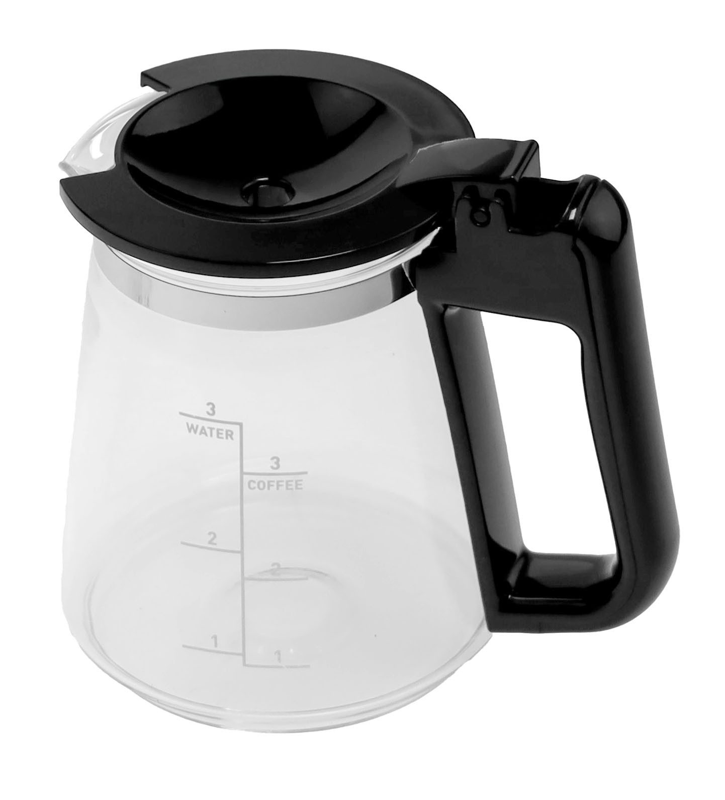 Kaffeekanne Krups SS-9100055235 Glaskanne für KM207D Simply Brew Kaffeemaschine