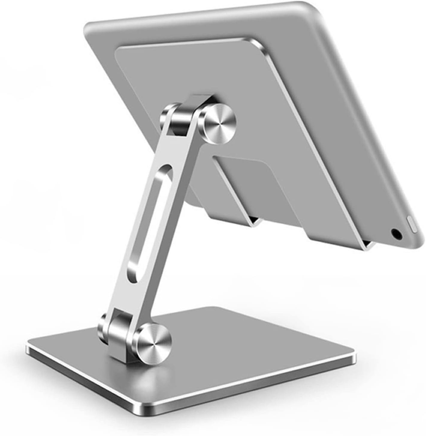 POPOLIC Tablet-Halterung verstellbarer, zusammenklappbarer Tablet-Ständer Tablet-Ständer, (Desktop-Tablet-Ständer aus Aluminium mit zweiachsigem Tablet-Ständer, 1-tlg., bis zu 13 Zoll Tablet-Ständer)