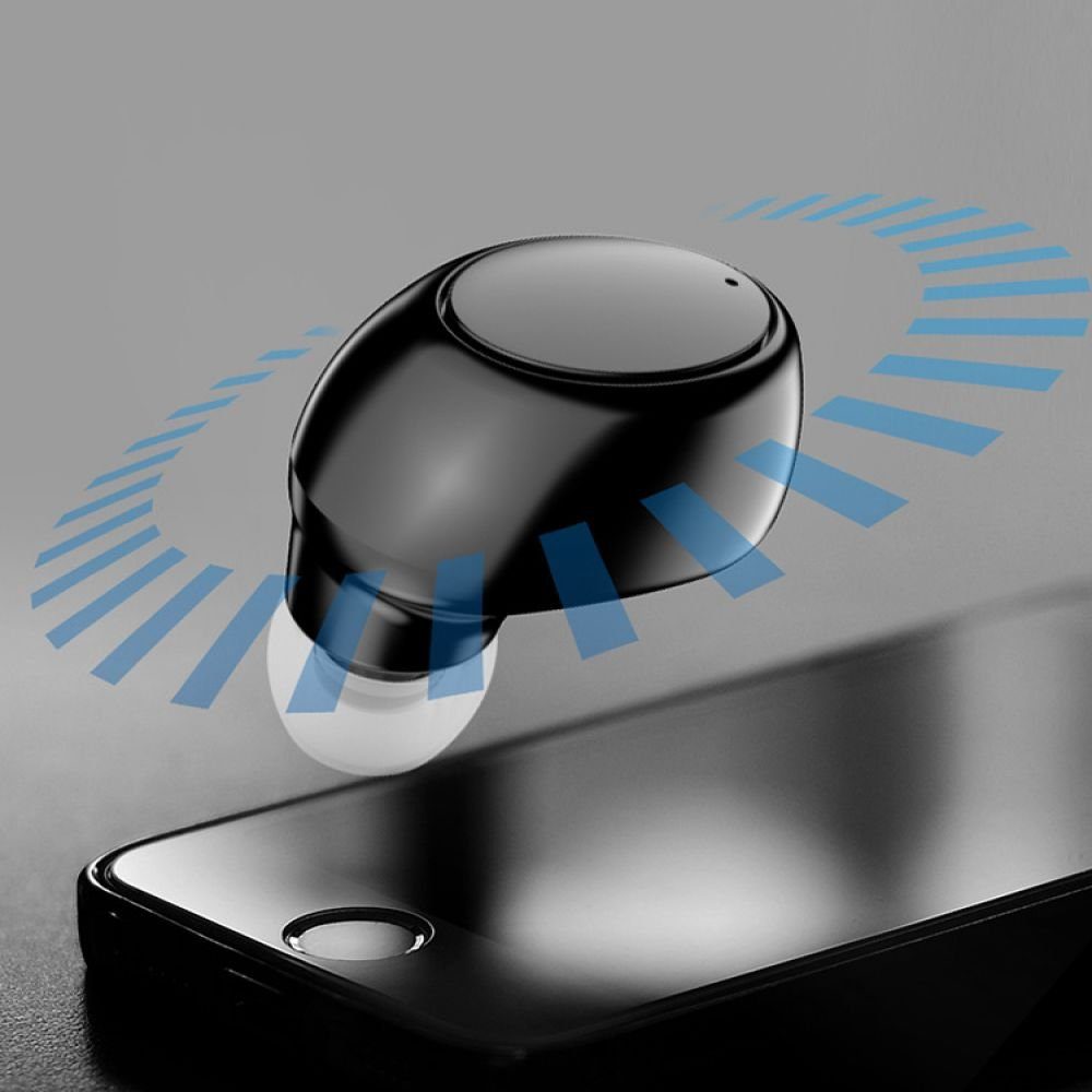 Jormftte Bluetooth Wireless In-Ear-Kopfhörer Ohrhörer,Mini Headset Unsichtbar
