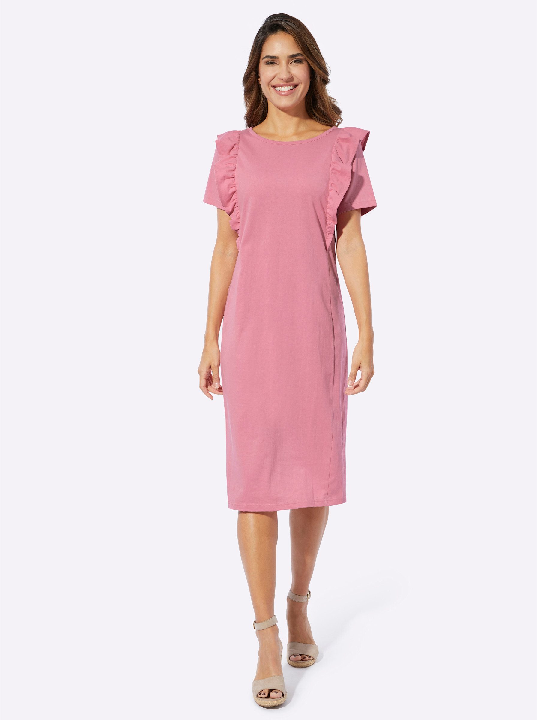 Sieh an! Etuikleid Jersey-Kleid Kurzarm günstig online kaufen