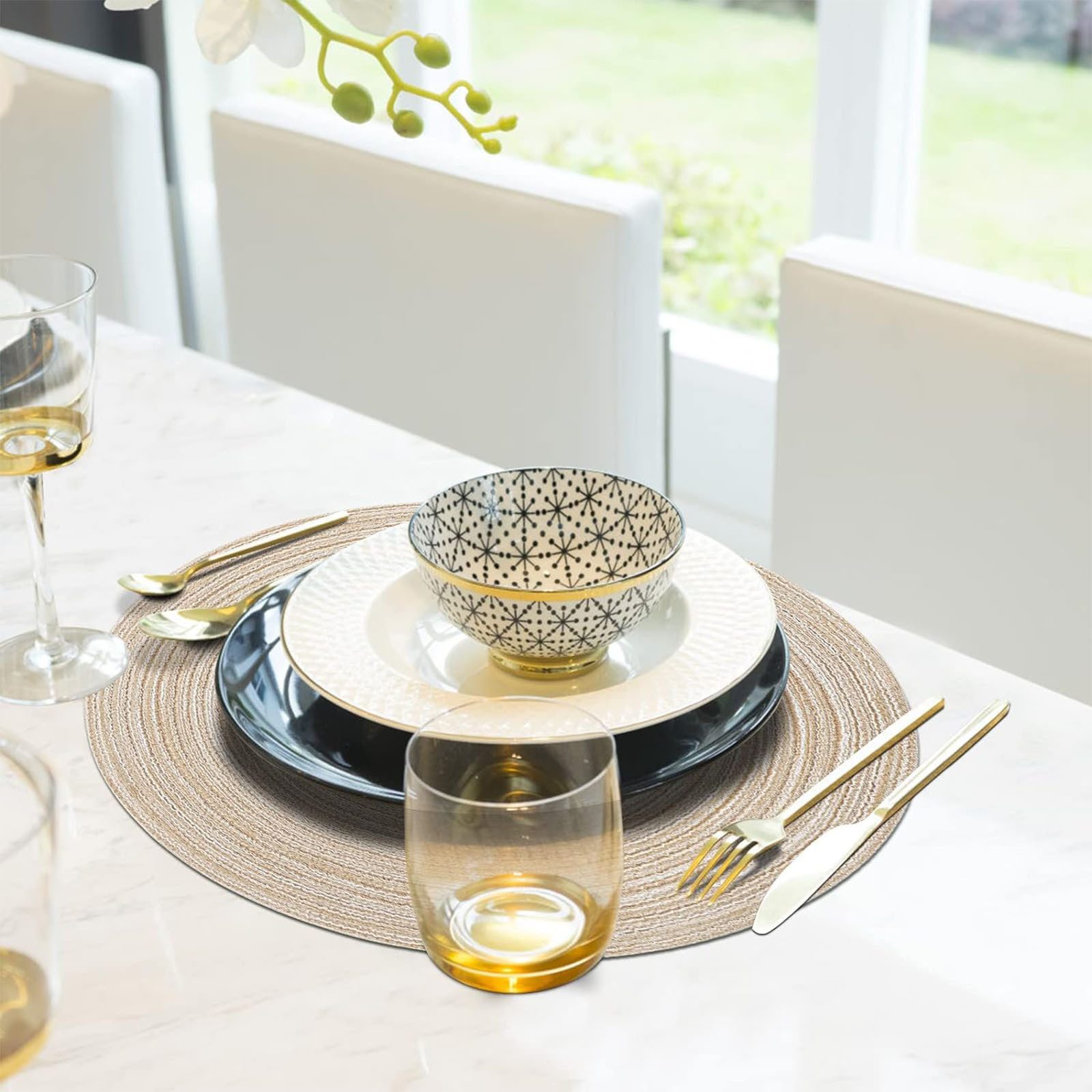 HAUSS SPOLE Platzset Platzsets 6er Set Baumwolle Hitzebeständig Waschbare r günstig online kaufen