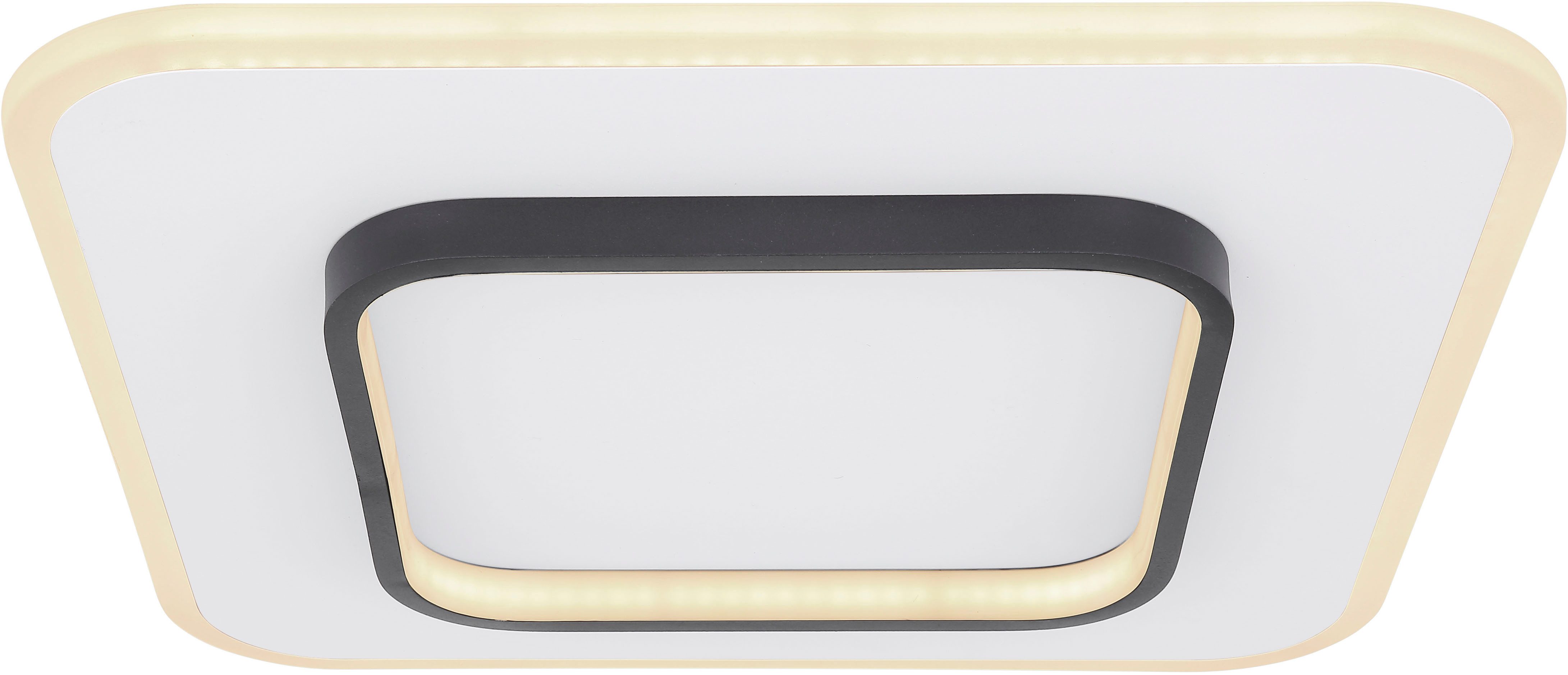 GLOBO LIGHTING Deckenleuchte LIMA, Dimmfunktion, Memoryfunktion, Nachtlichtfunktion, mehrere Helligkeitsstufen, LED fest integriert, warmweiß - kaltweiß, Deckenlampe Wohnzimmer-Leuchte Schlafzimmer-Leuchte Flur Küche