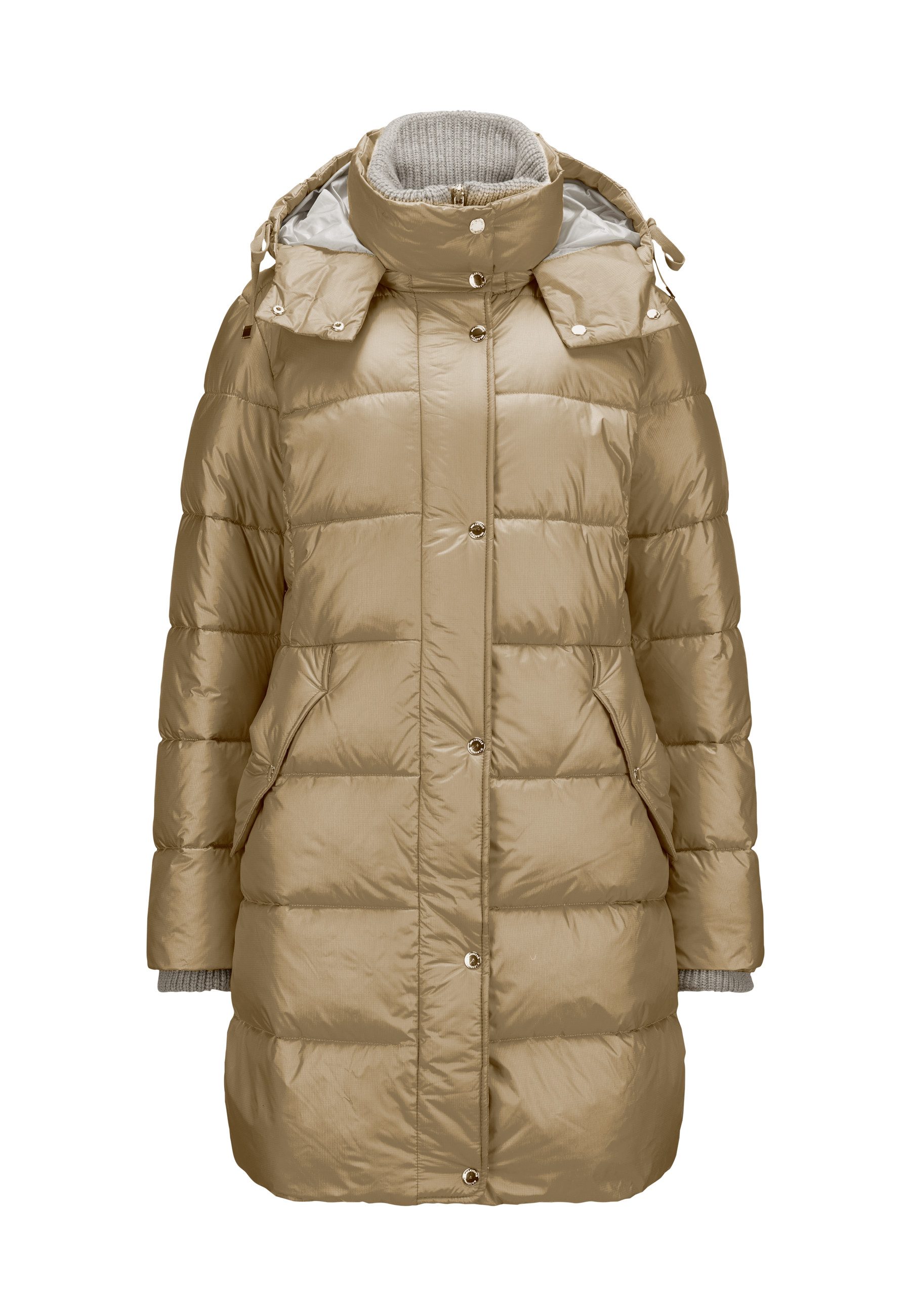 Steppmantel MSCatania Damen Steppjacke Lang Mantel gesteppt