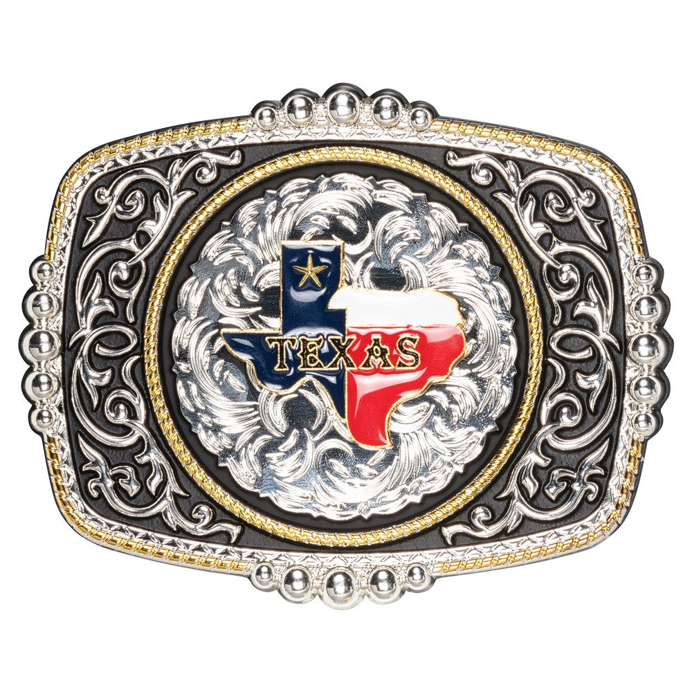 Stars & Stripes Gürtelschnalle GS-609 Texas Western Gürtelschließe XXL Rode günstig online kaufen