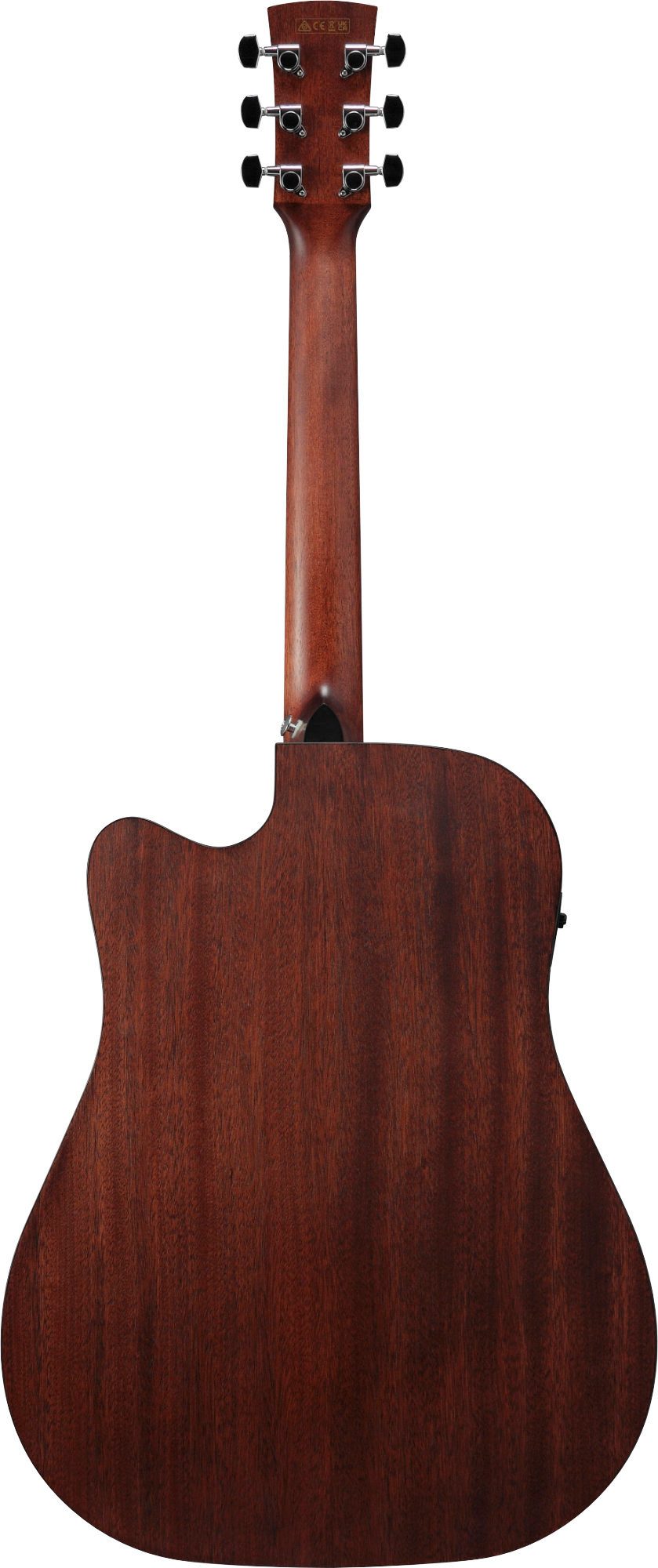 Ibanez Westerngitarre Ibanez AW247CE-WKH Weathered Black, Dreadnought, Westerngitarre mit Tonabnehmer
