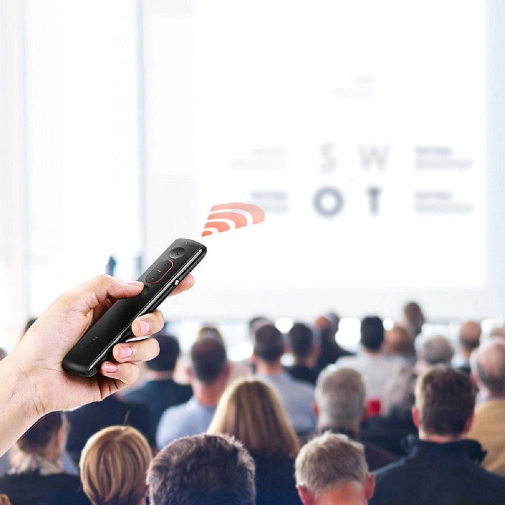 UGREEN Laserpointer für PC-Präsentationen Präsenter Powerpoint schwarz Fernbedienung