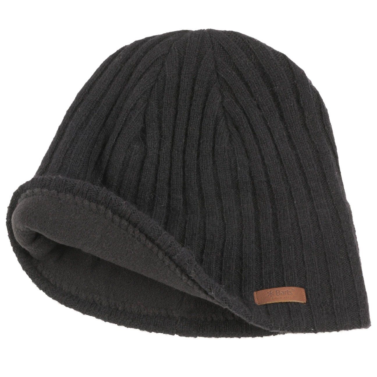 mit schwarz Beanie Barts (1-St) Strickmütze Futter