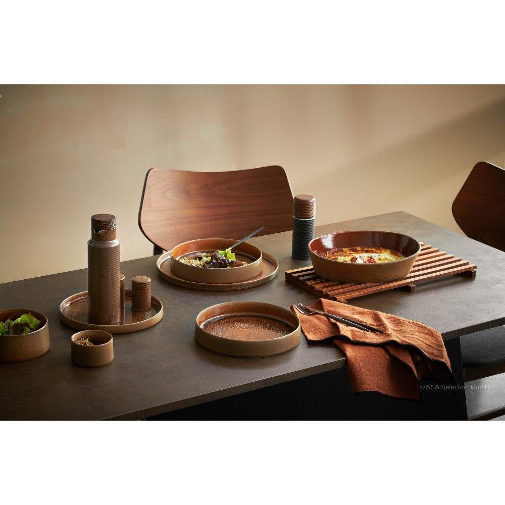 ASA SELECTION Speiseteller Asa Speiseteller formart Gobi Braun (27cm)
