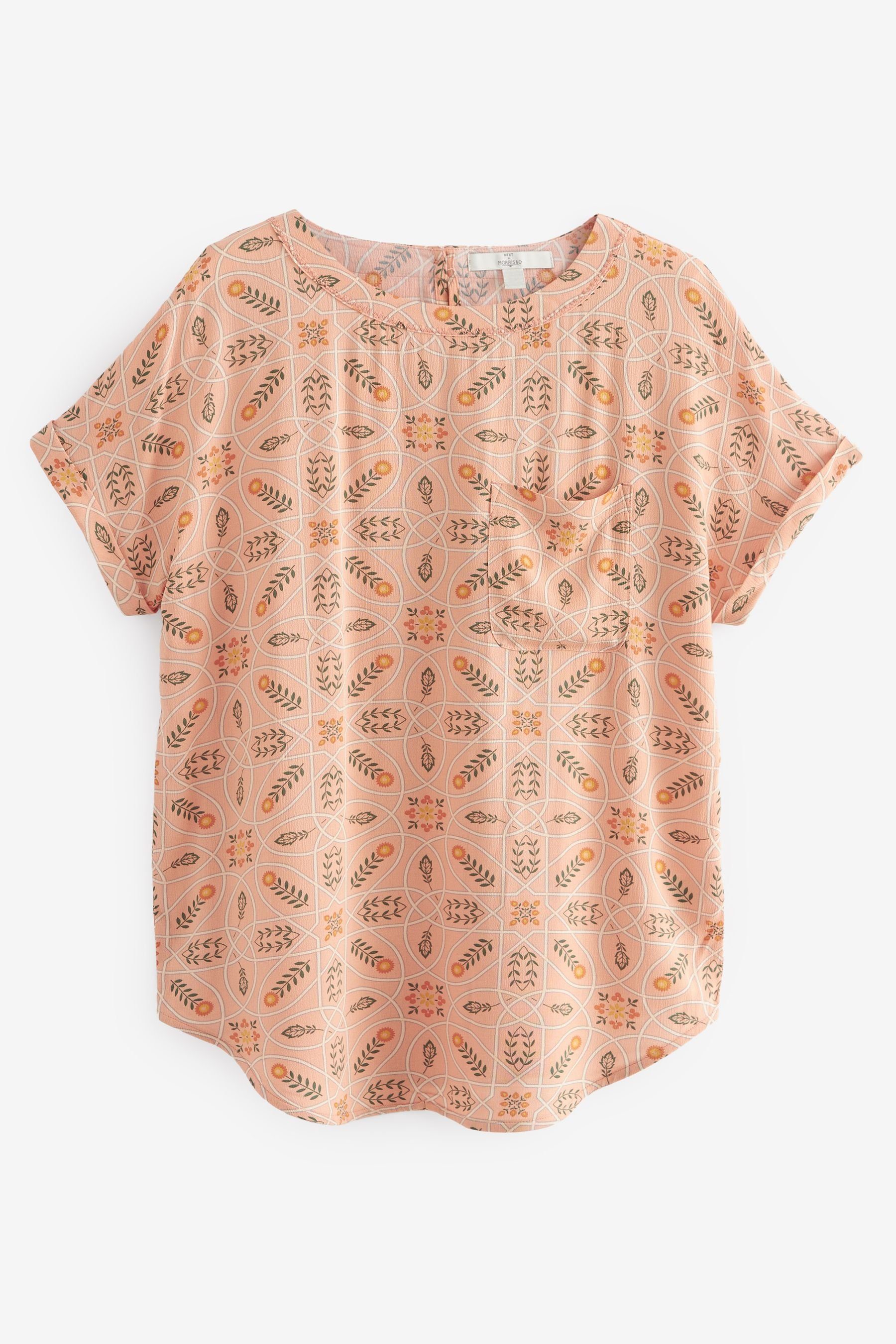 Next T-Shirt T-Shirt mit Kastenschnitt (1-tlg) Blush Pink