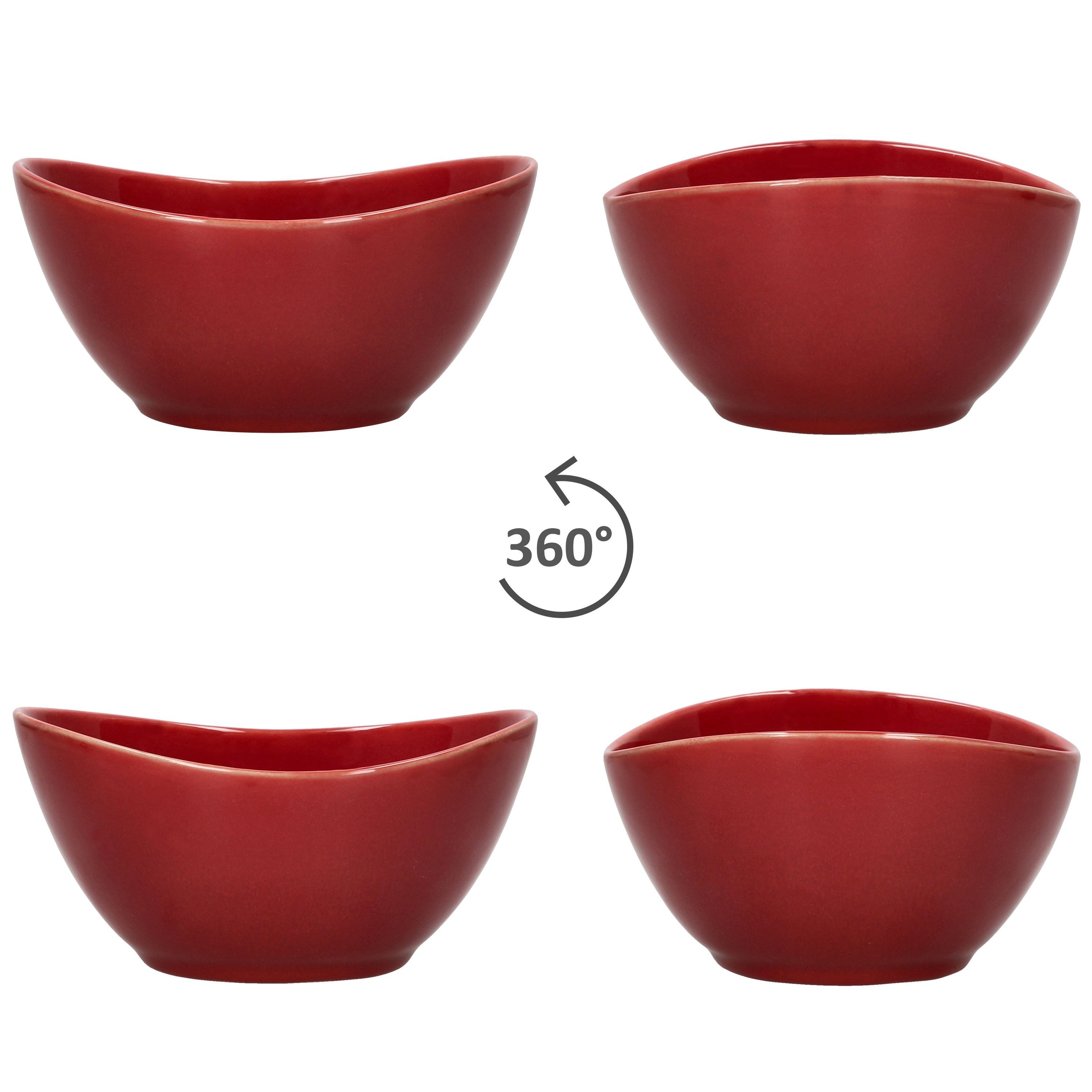 MÄSER Müslischale Mäser 6x Natural Müsli-Schale 400ml Steingut 6 Personen, Steingut – Bild 4 von 5