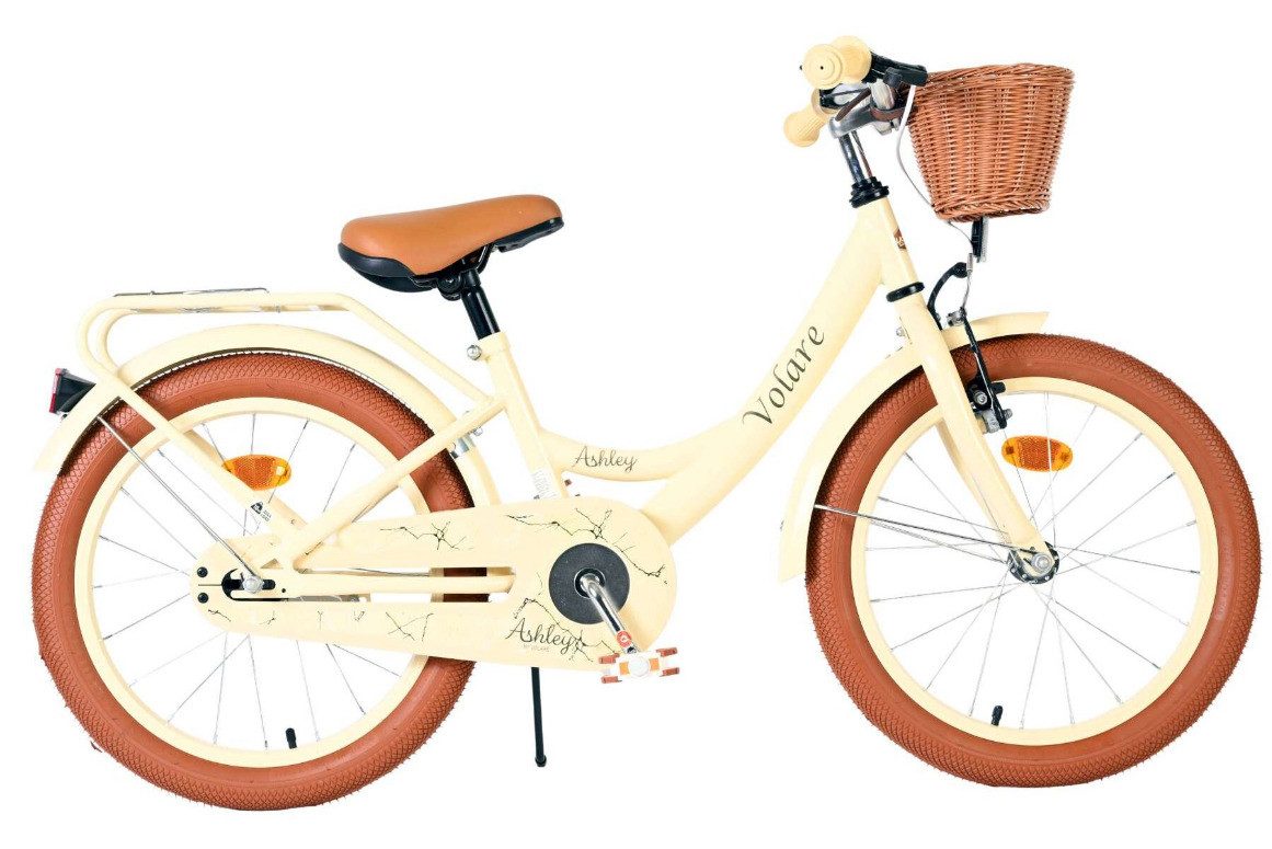 Volare Kinderfahrrad, 1 Gang, ohne Schaltung, Kinderfahrrad Ashley 18 Zoll