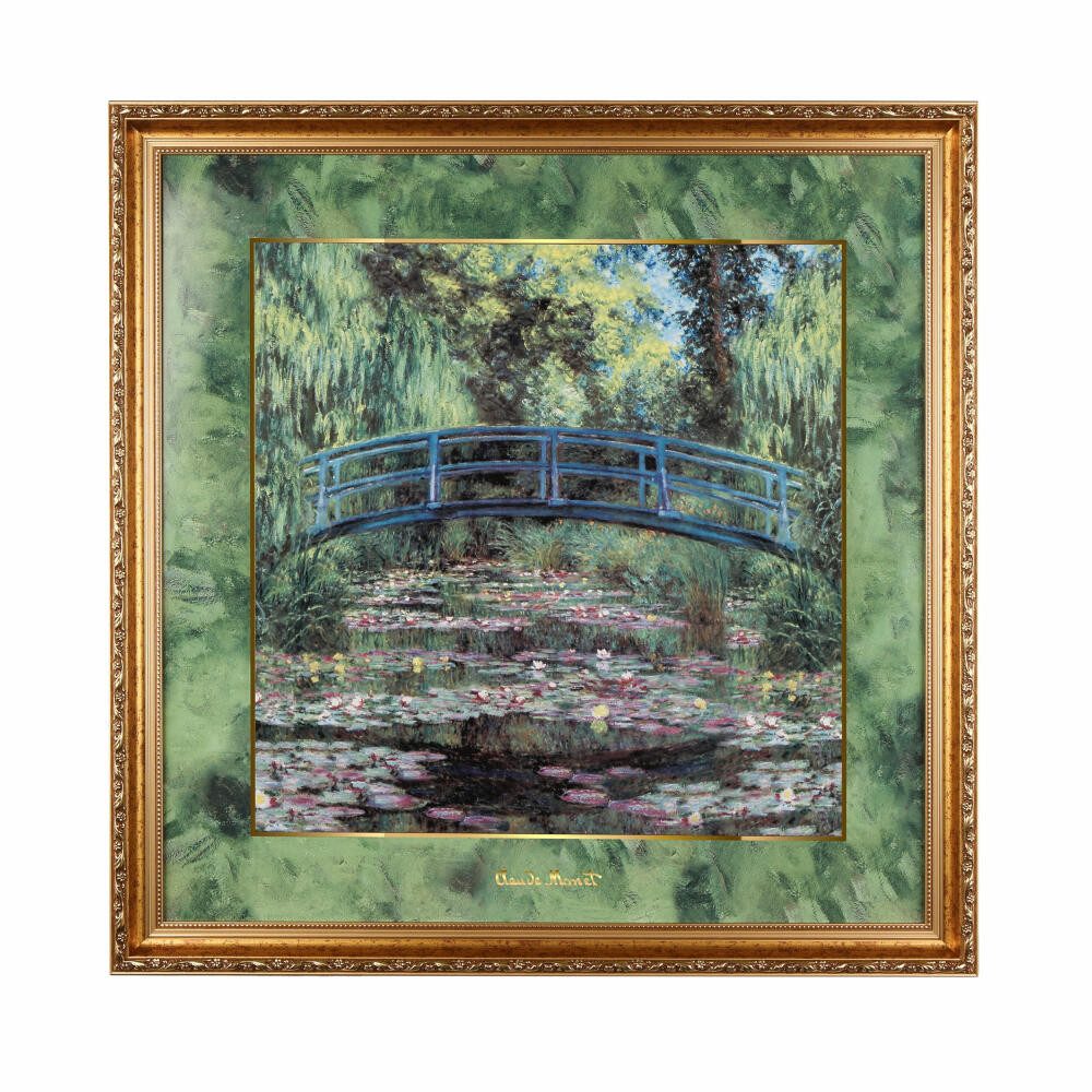 Goebel Wandbild Claude Monet -Japanische Brücke