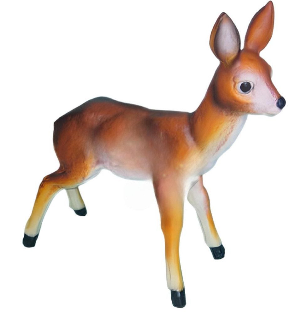 Xlmoebel Tierfigur Hirsch Gartenfigur aus wetterfestem Material, detailreiche Gestaltung (Rogen Material: Kunststoff 50 x 58 cm Höhe), Hergestellt in Europa