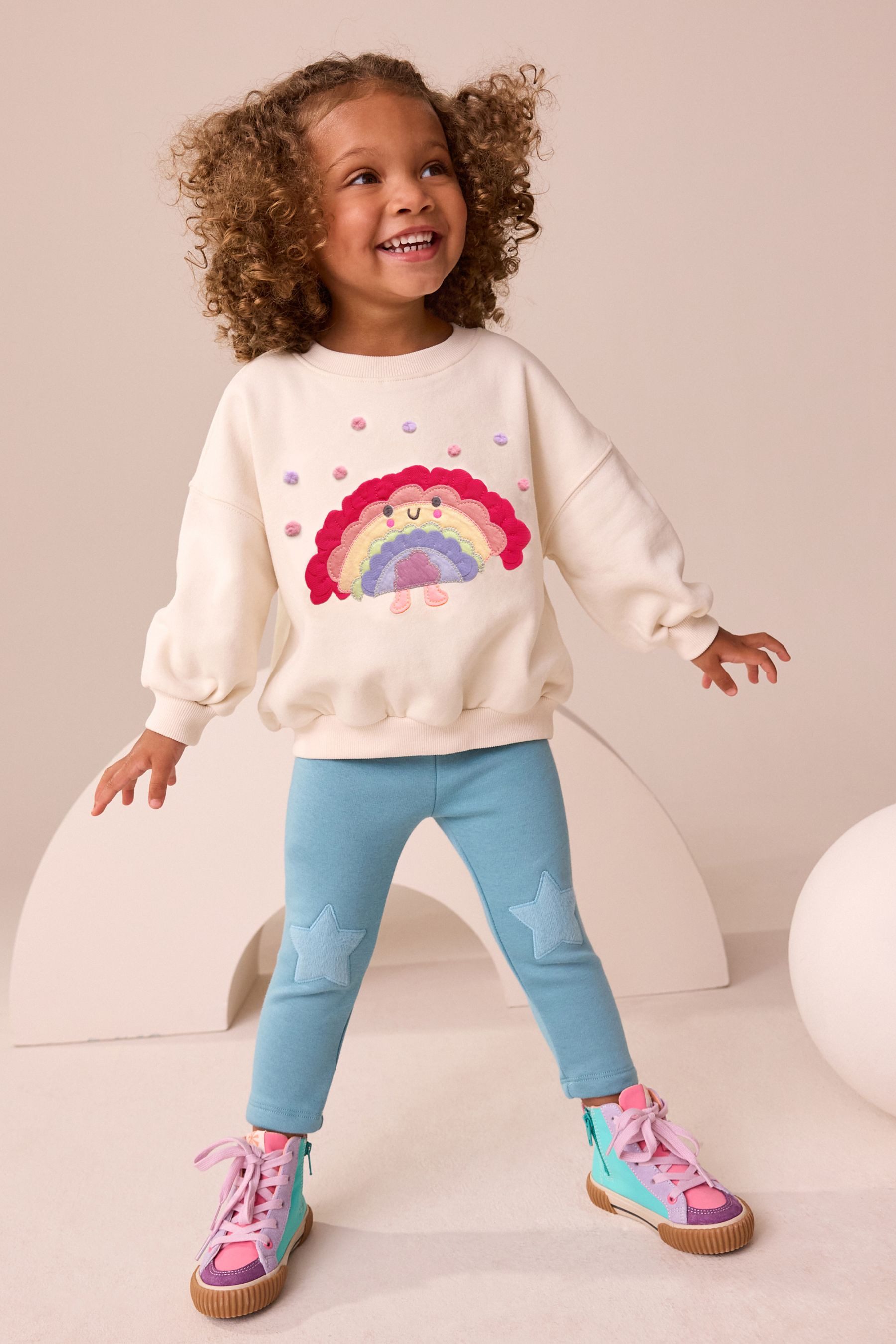 Next Sweater Sweatshirt mit Rundhalsausschnitt (1-tlg)