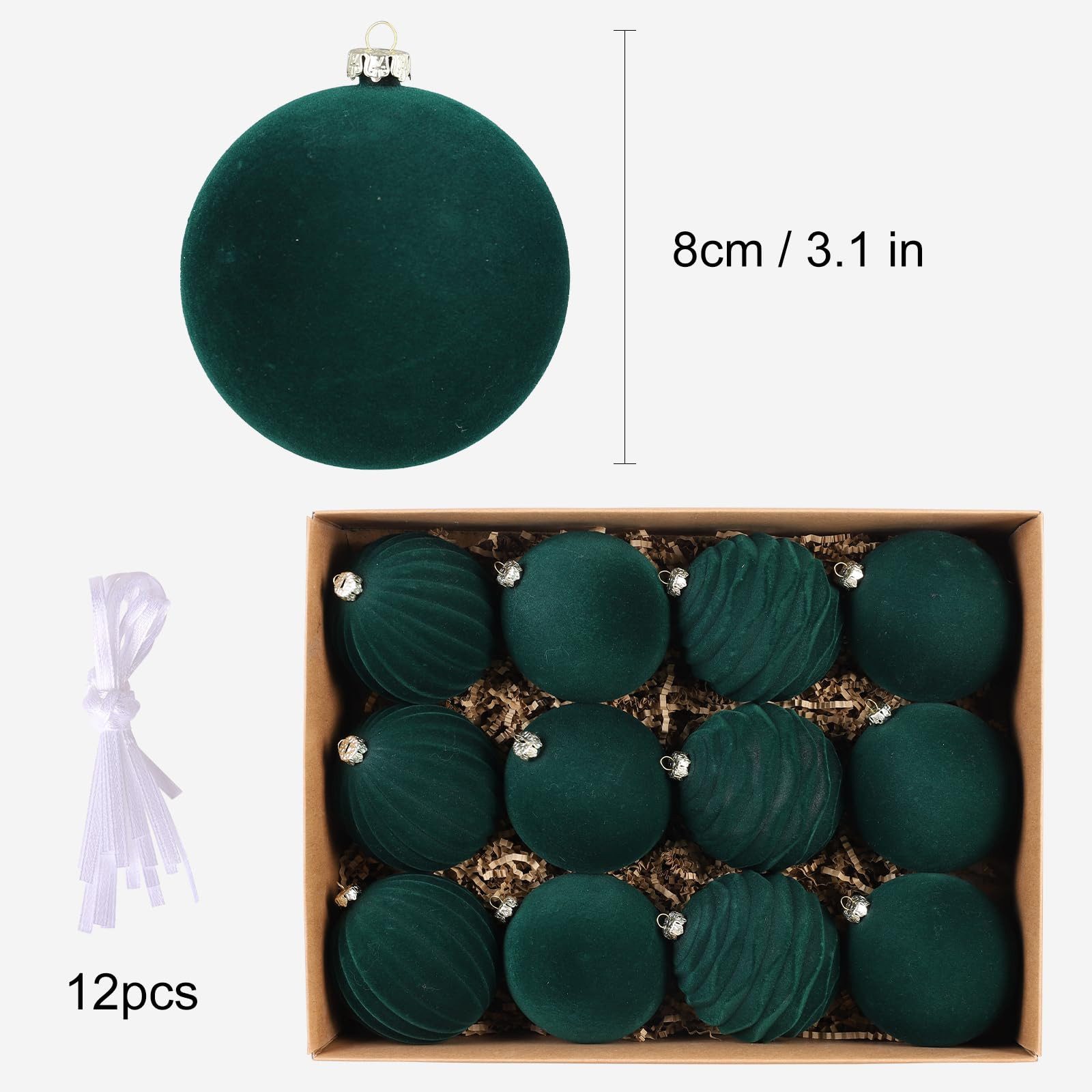 Coonoor Weihnachtsbaumkugel Weihnachtskugeln, 12 Stücke Weihnachtskugeln Sa günstig online kaufen