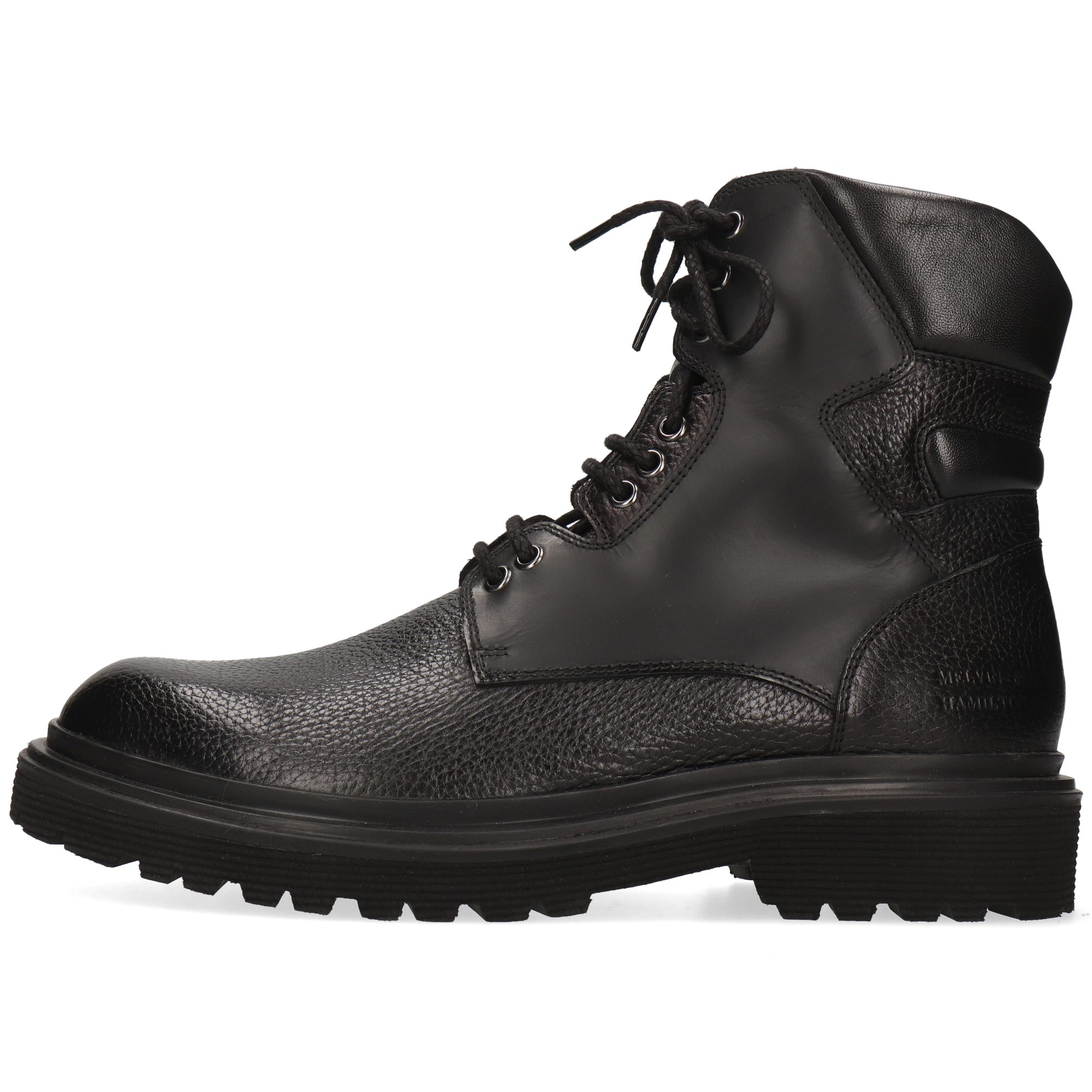 Melvin & Hamilton Matteo 8 Leder-Schnürstiefeletten für Herren Stiefelette Plateausohlen, Echtes Leder, Vegetabile Gerbung