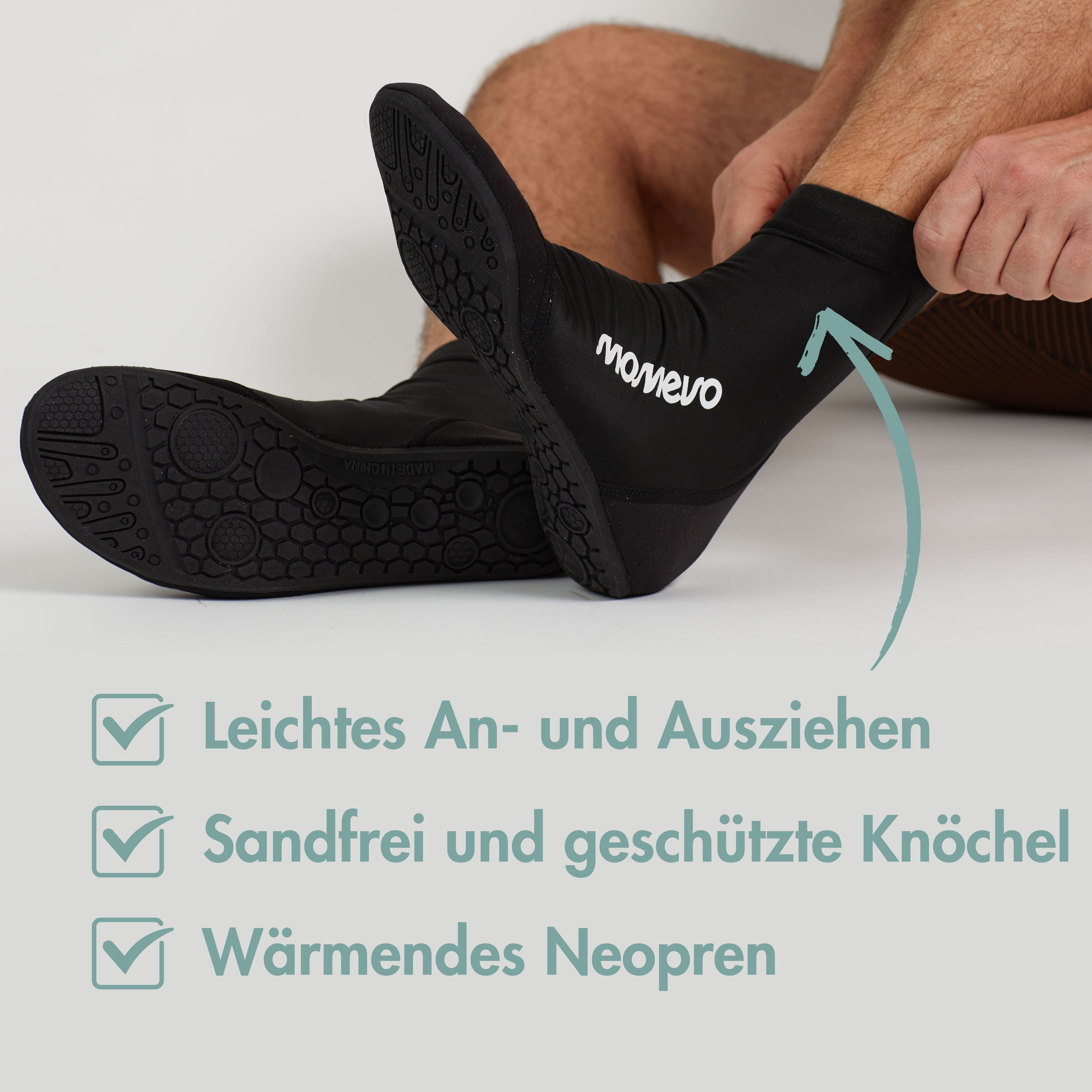Momevo Splashies Badeschuhe Wasserschuhe Badesocken Aquaschuhe günstig online kaufen