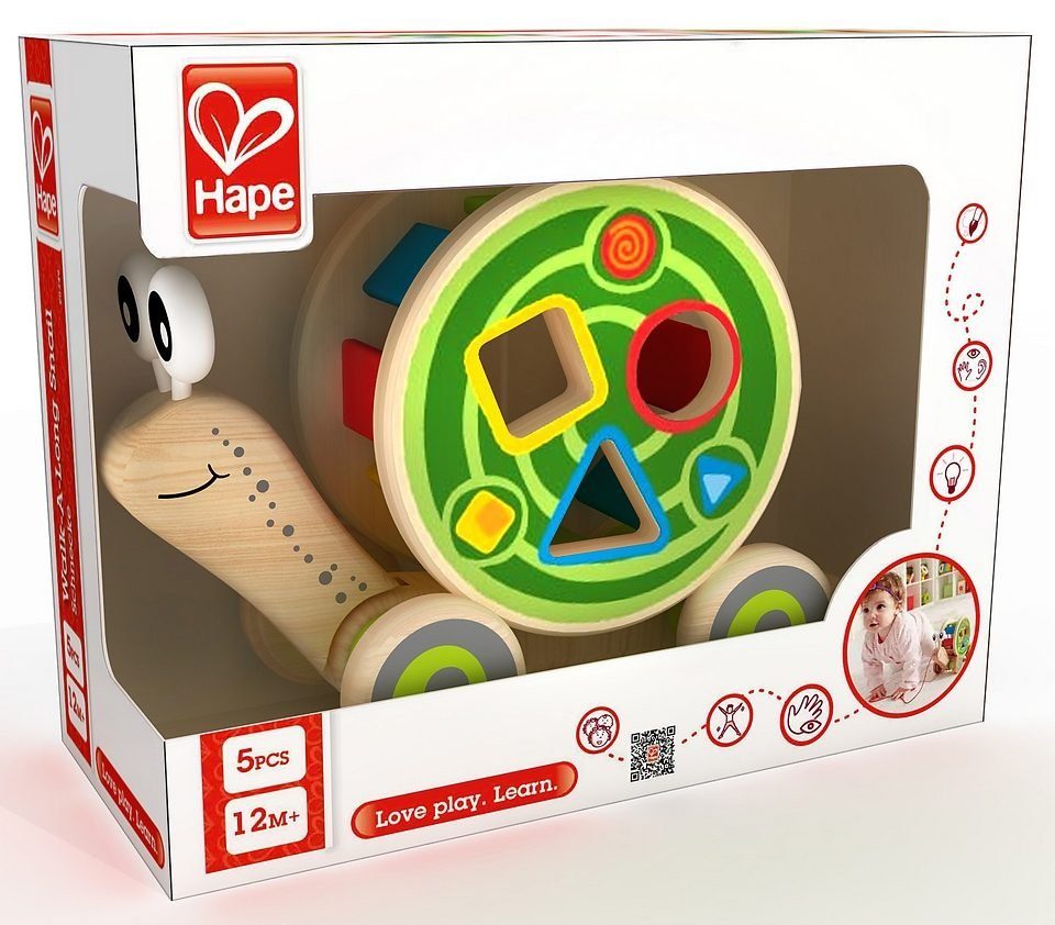 Hape Nachziehtier Schnecke, (Set, 1-tlg), Schnurlänge 60 cm günstig online kaufen