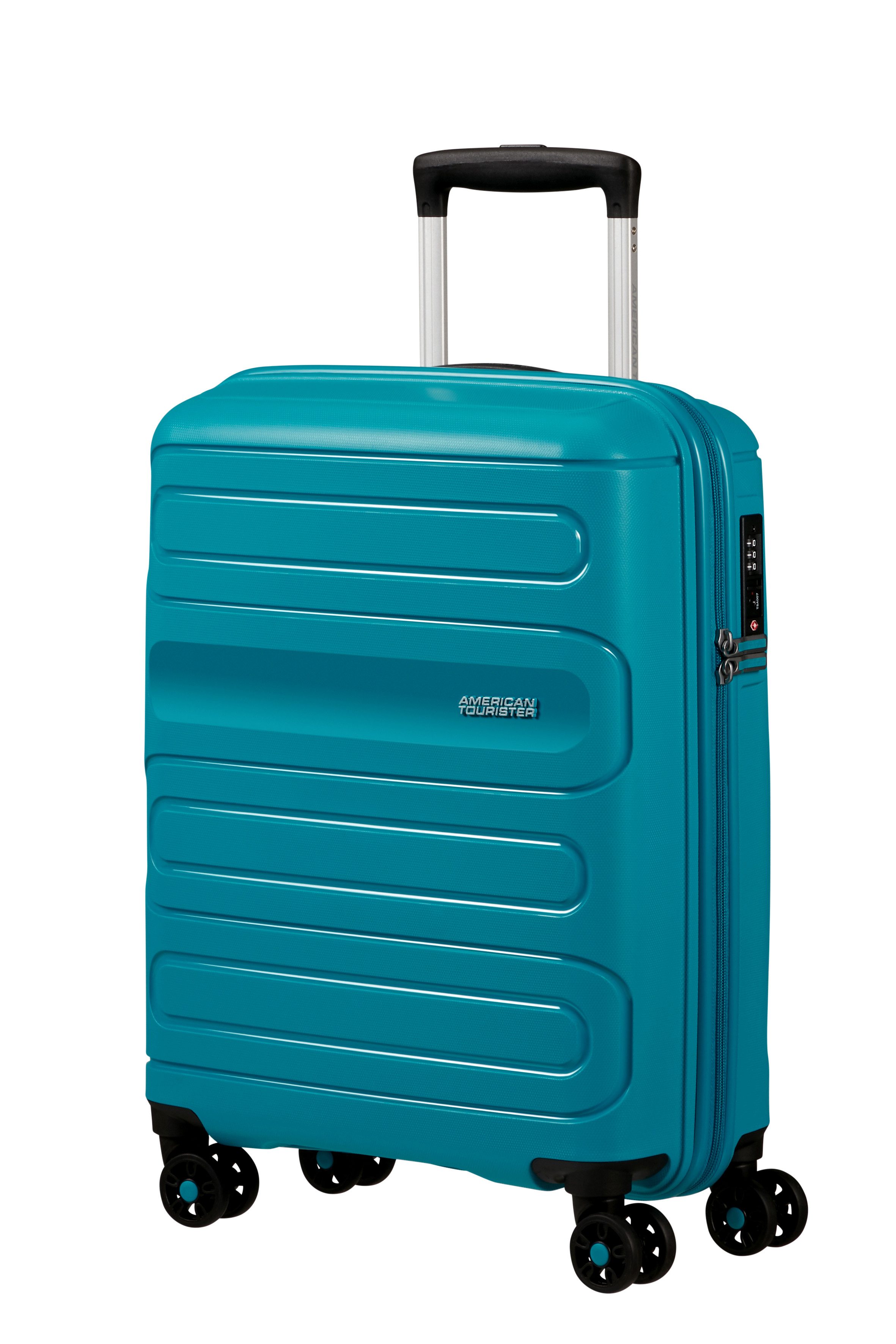 American Tourister® Koffer Sunside Spinner 55/20 Totally Teal, 4 Rollen